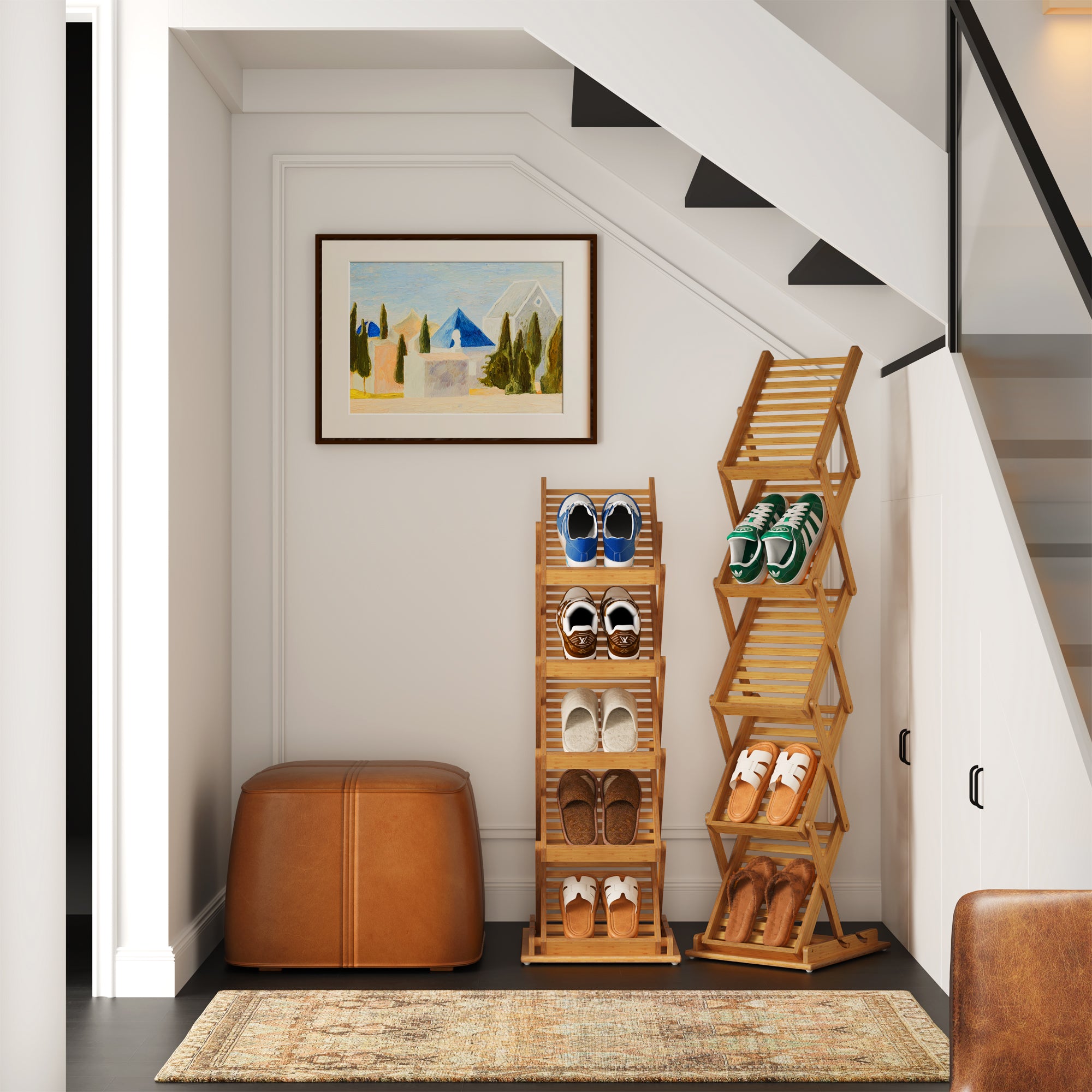 YOWOS Zip Stack Series FlowLift 5-Tier Foldable Shoe Rack / Storage Rack