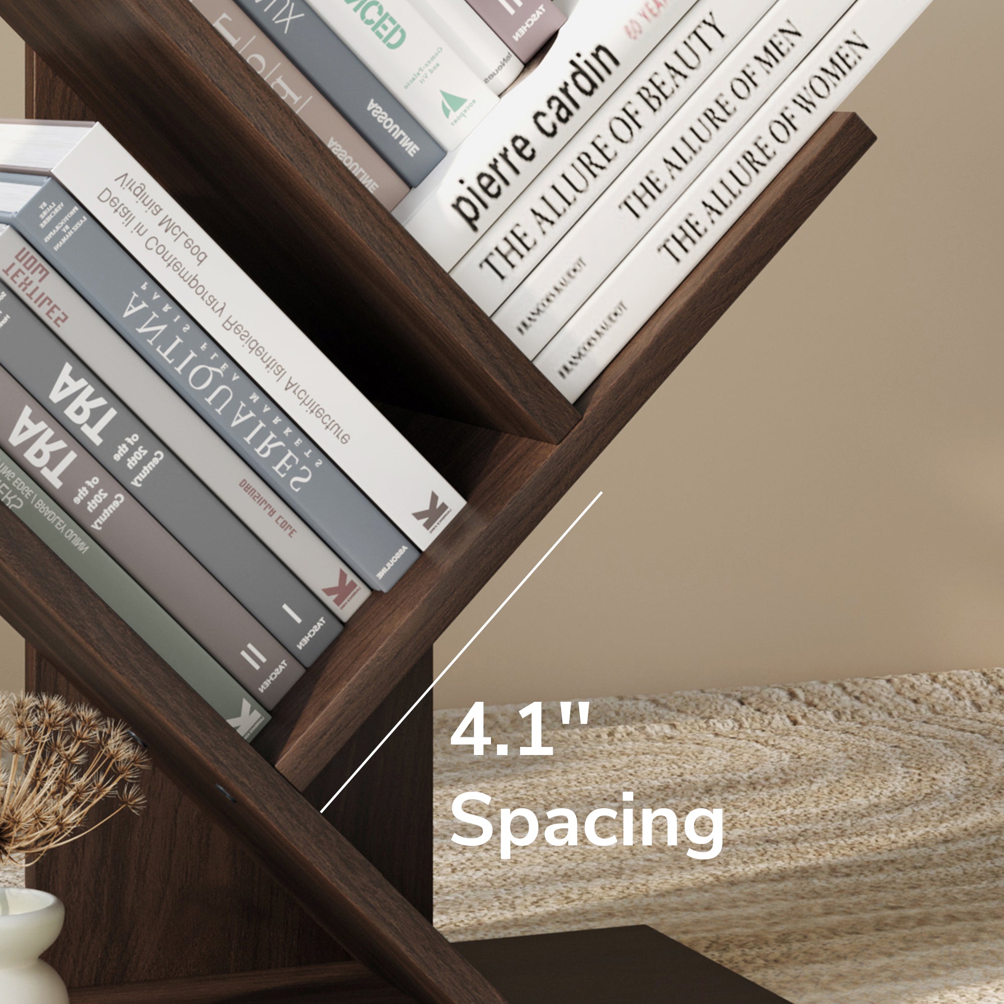 YOWOS Compact Tree Tabletop Small Bookshelf-Clearance Sale-7 left