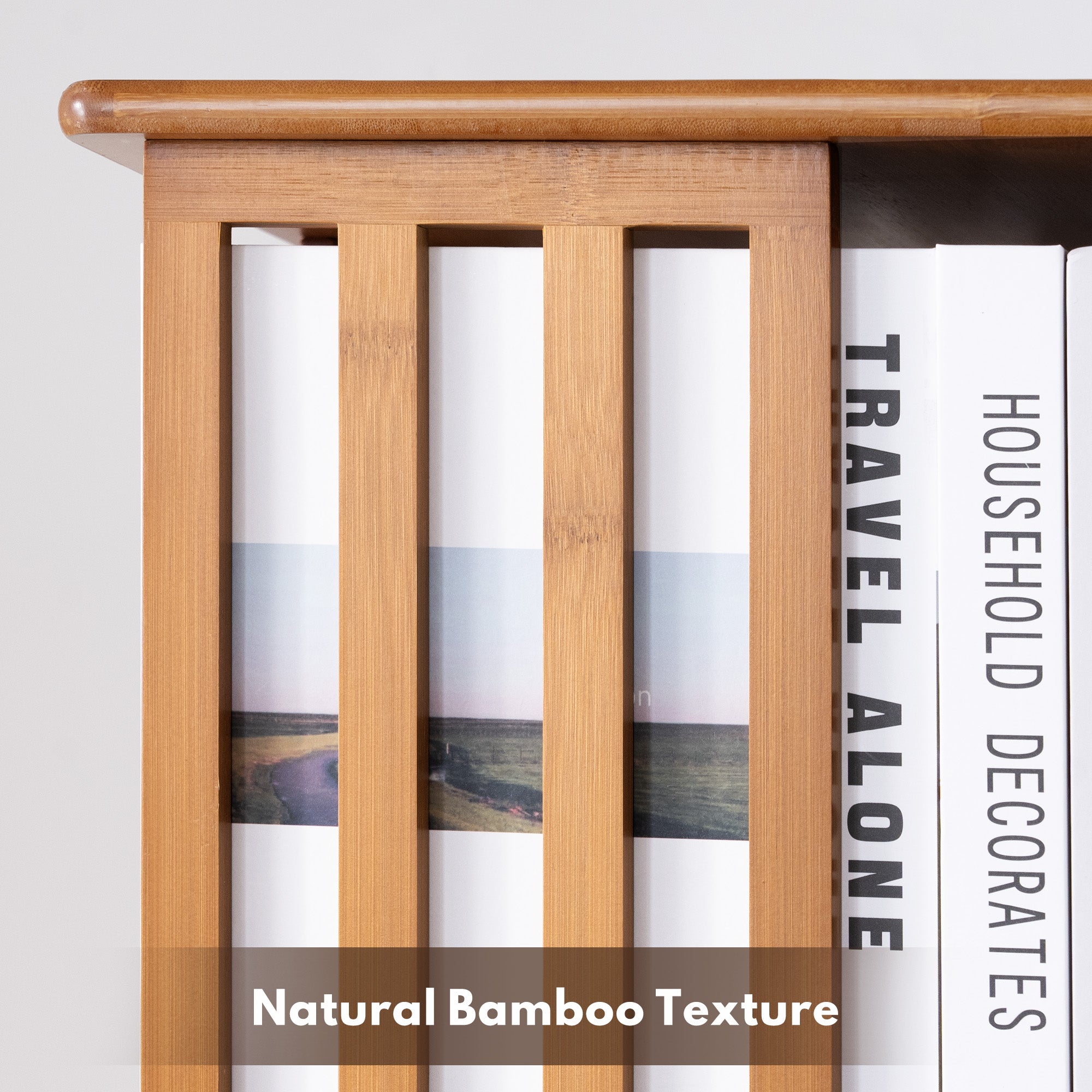 YOWOS Vortex Series Meridian 360° Rotating Bookshelf /CD Organizer