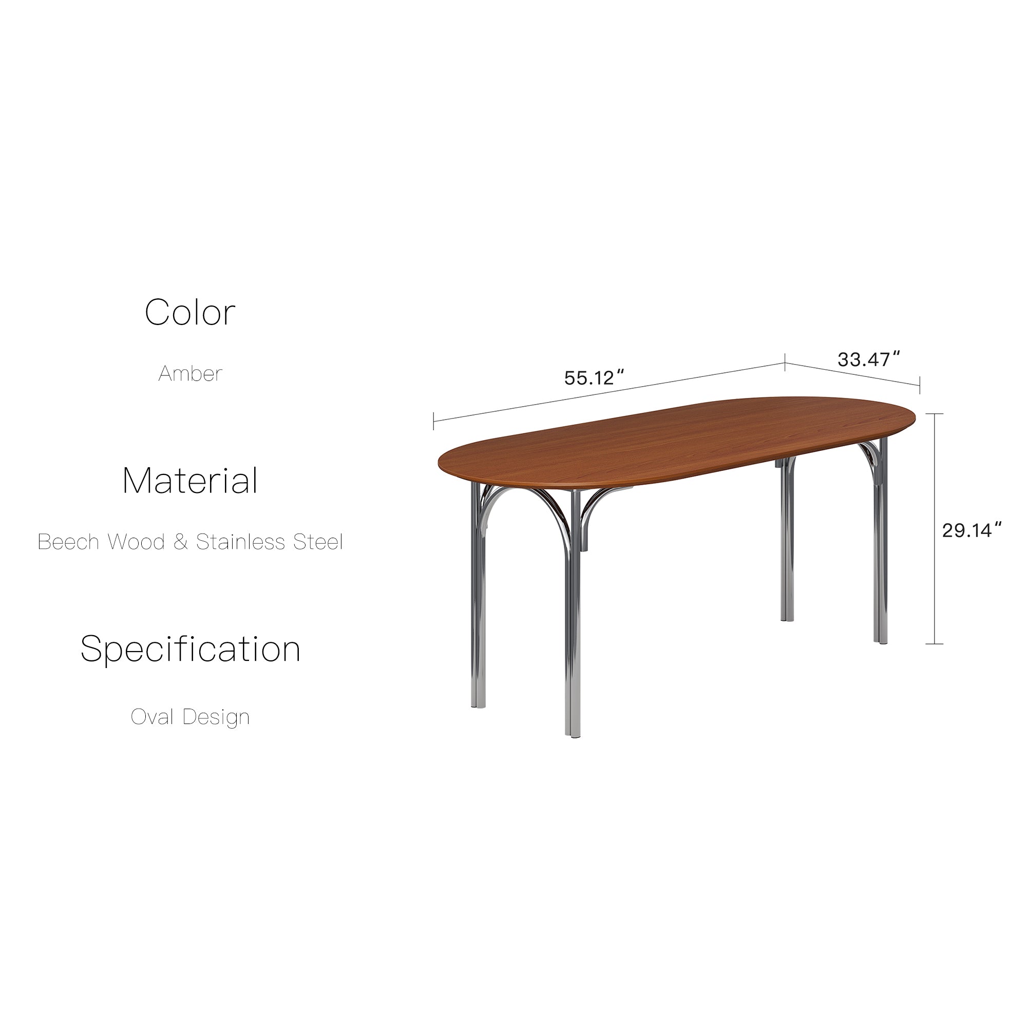 YOWOS Caelo Dining Table Set
