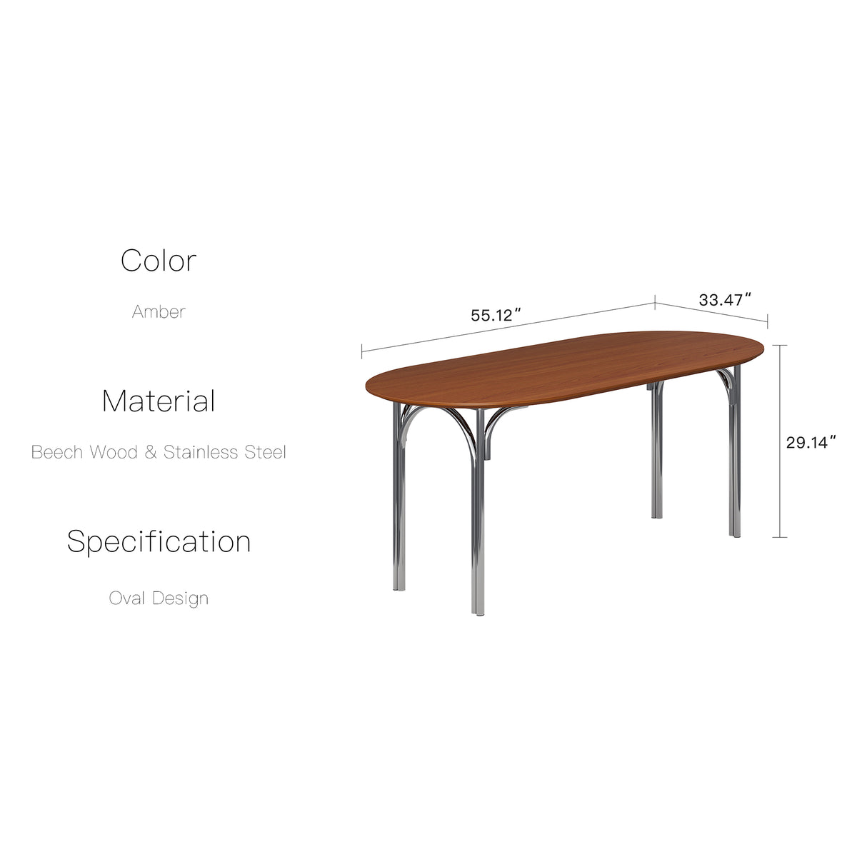 YOWOS Caelo Dining Table Set