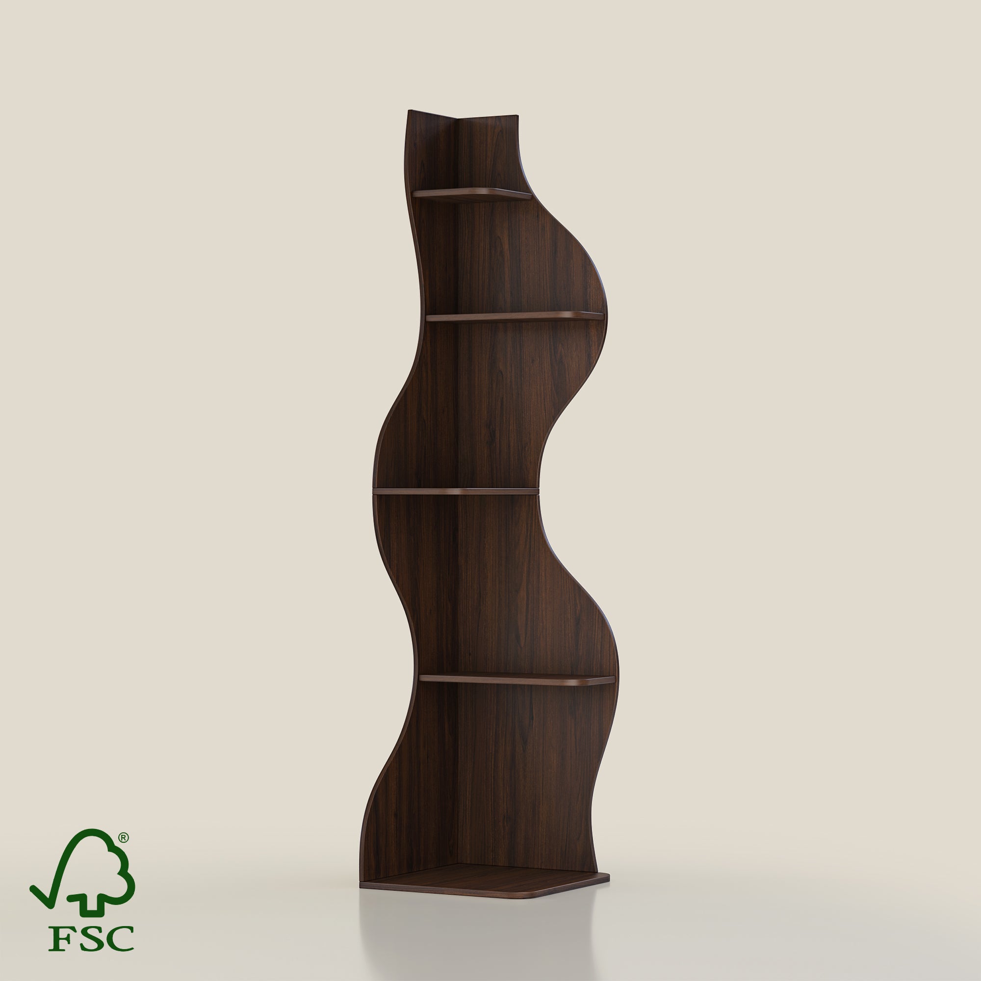 YOWOS Flamenco Wave Display Shelf 53.6