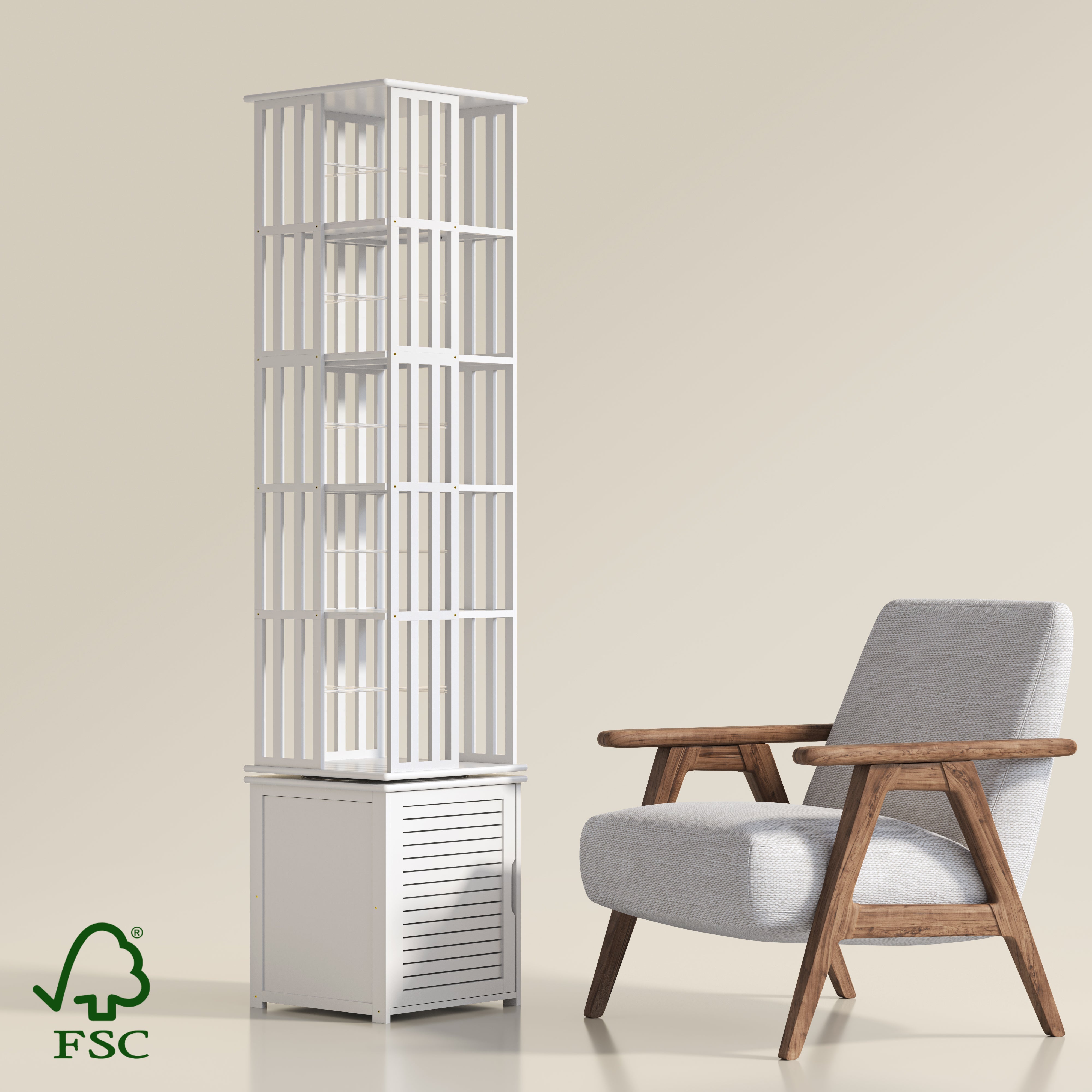 YOWOS Meridian 360° Rotating Storage Rack