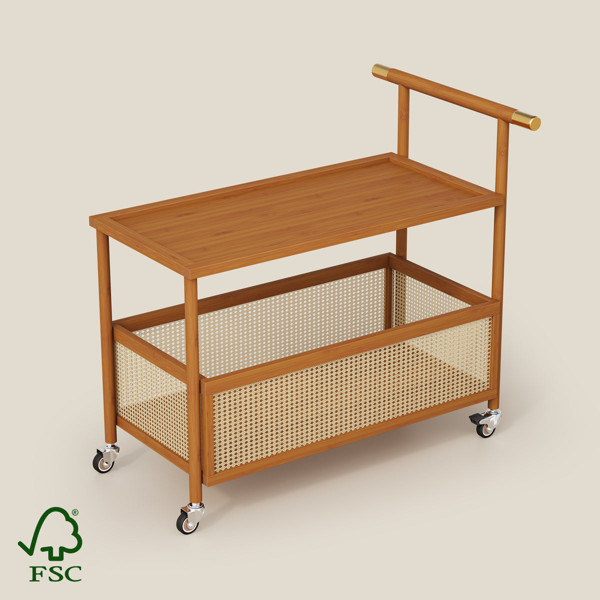 YOWOS Phoebe Mobile Storage Cart