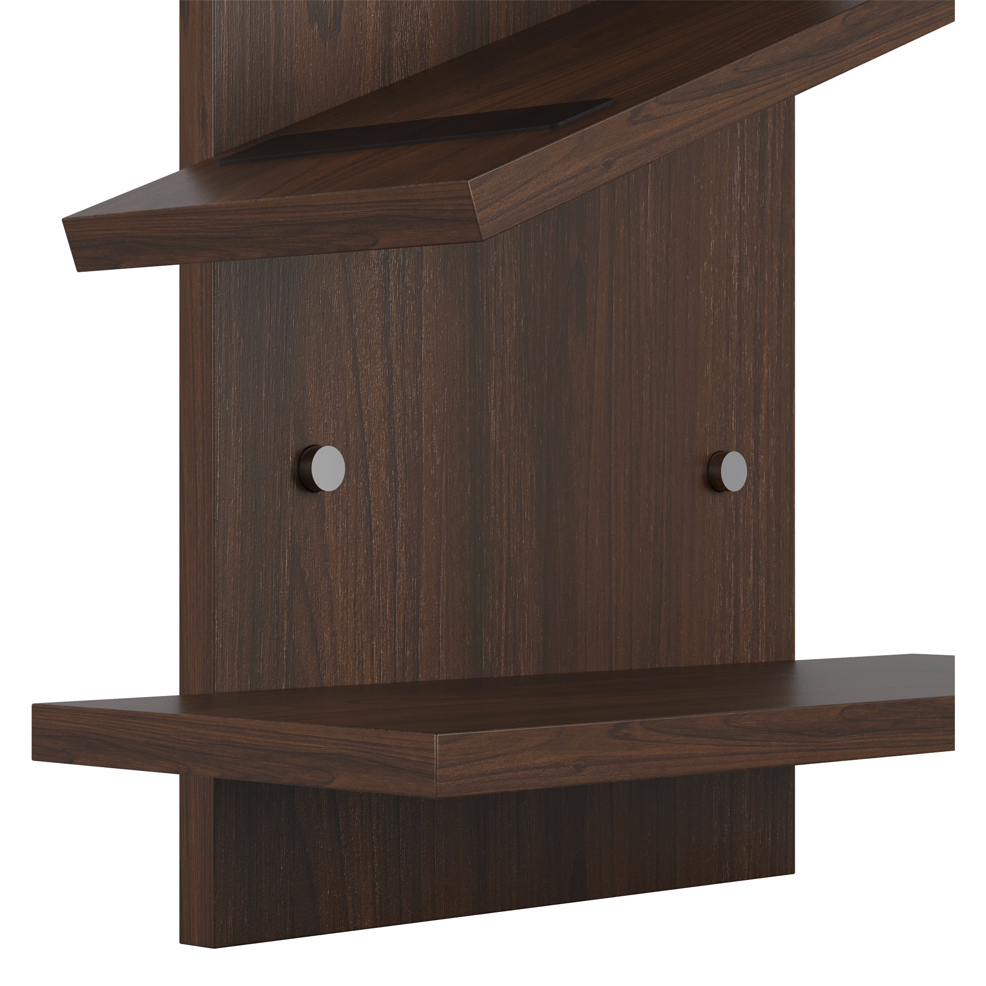 YOWOS Chiaroscuro Series Thor Z-Shaped Wall-Mounted Shoe Shelf for 6 Pairs of Shoes