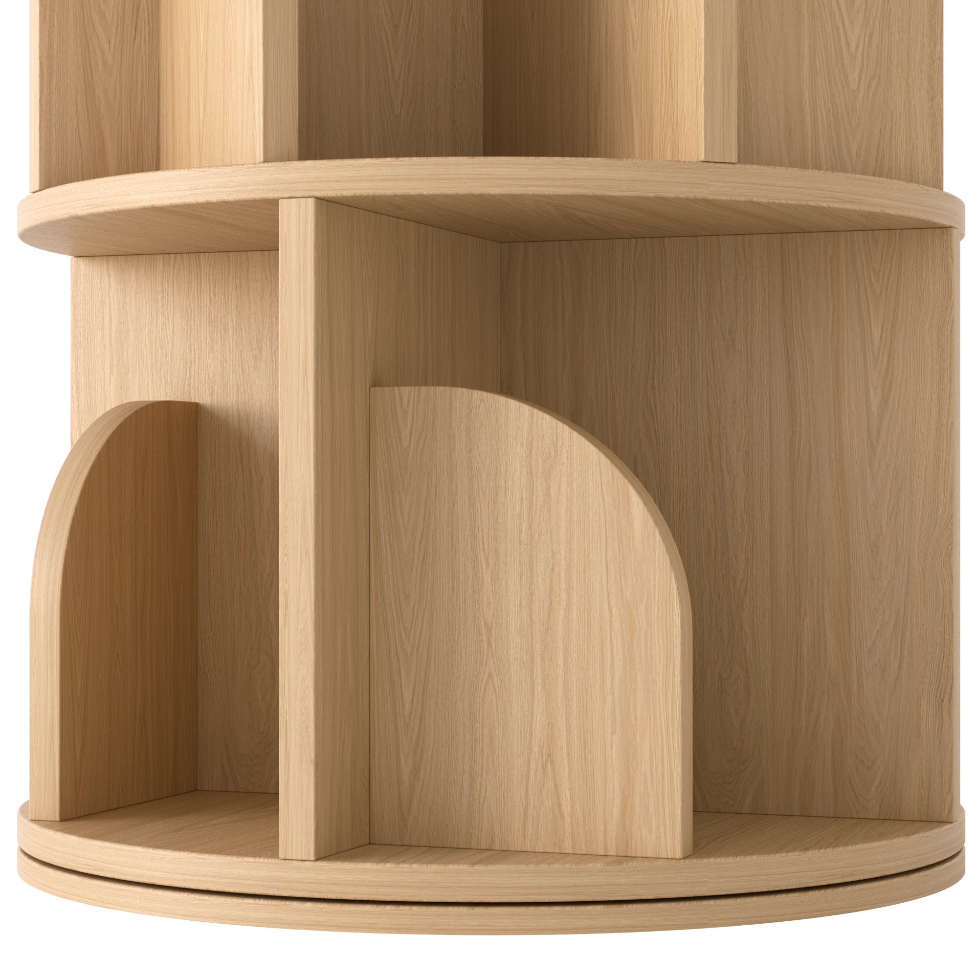 YOWOS Vortex Series Circinus Core 360° Rotating Bookshelf / Storage Rack
