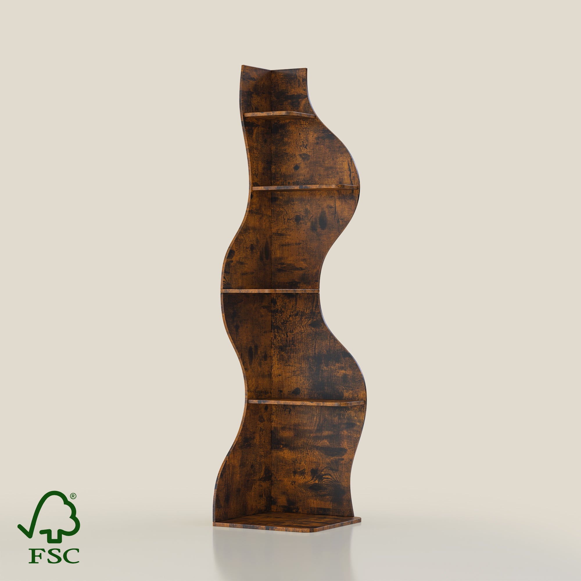 YOWOS Flamenco Wave Display Shelf 53.6