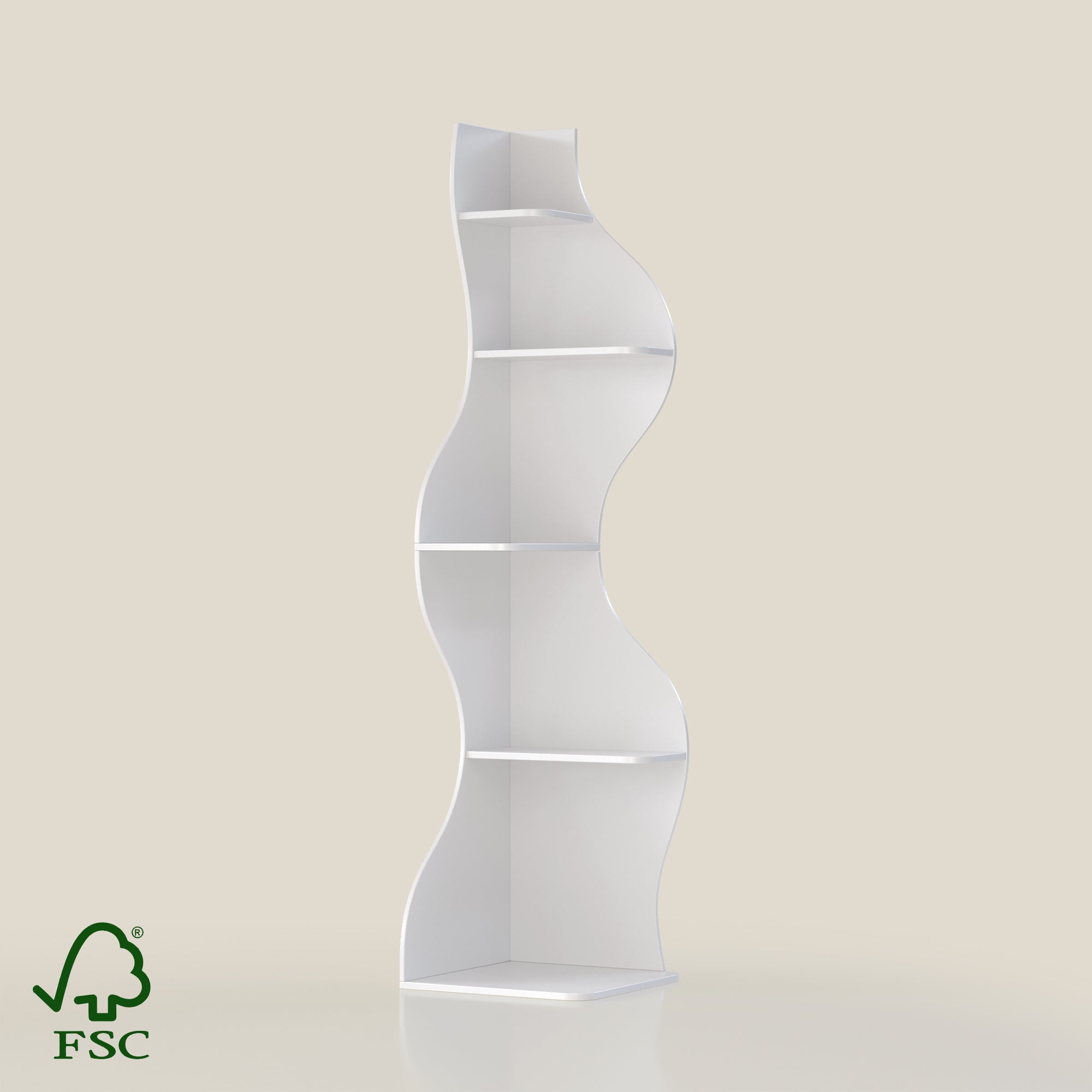 YOWOS Flamenco Wave Display Shelf 53.6