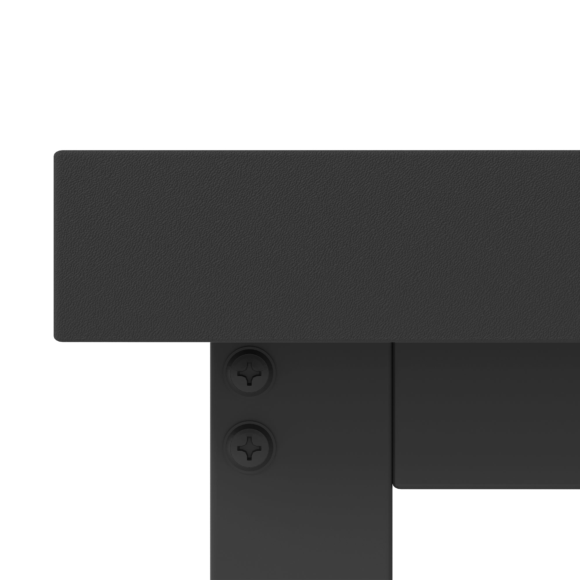 YOWOS Worktop Series Steelstride Ergonomic Computer Desk Wood Black 61.0