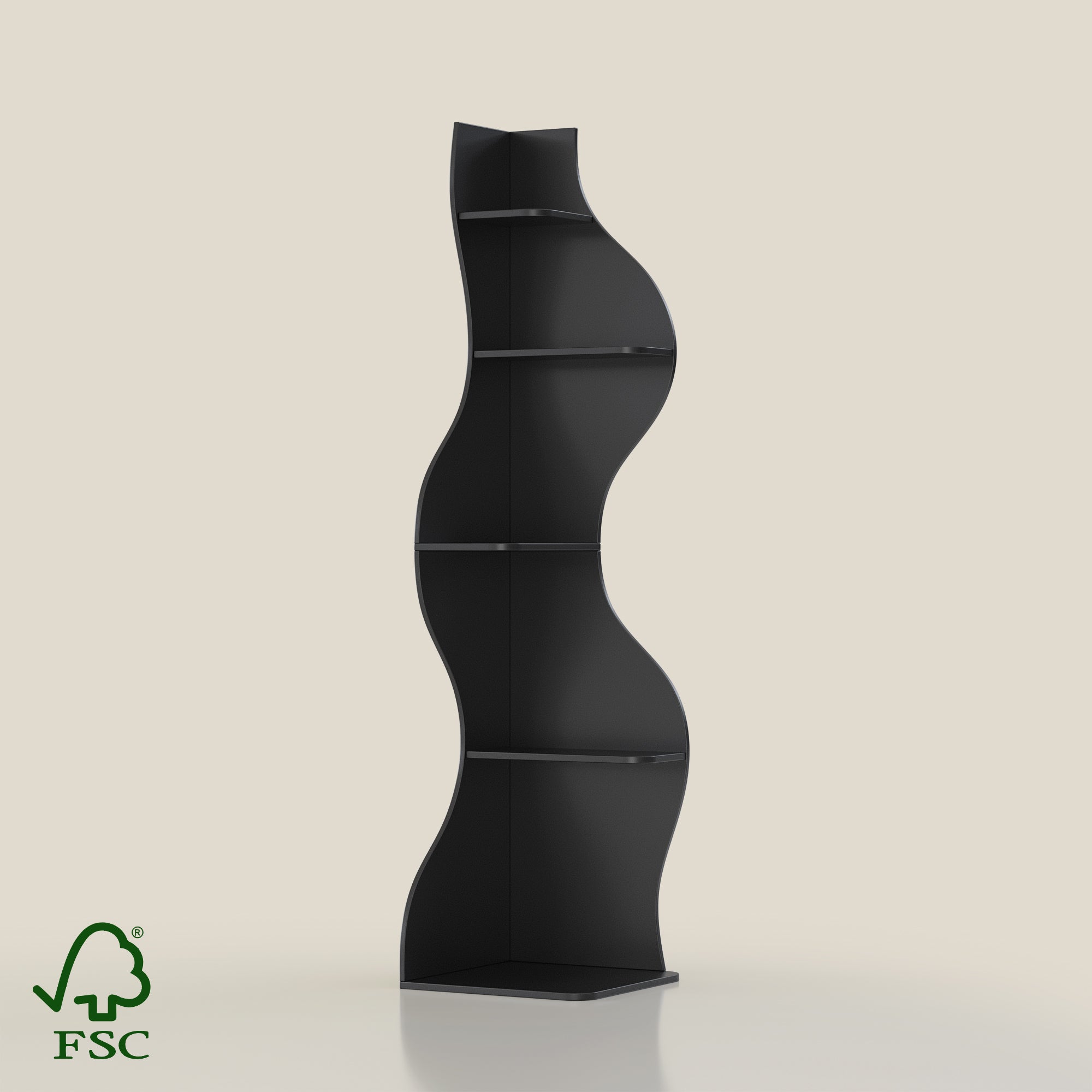 YOWOS Flamenco Wave Display Shelf 53.6