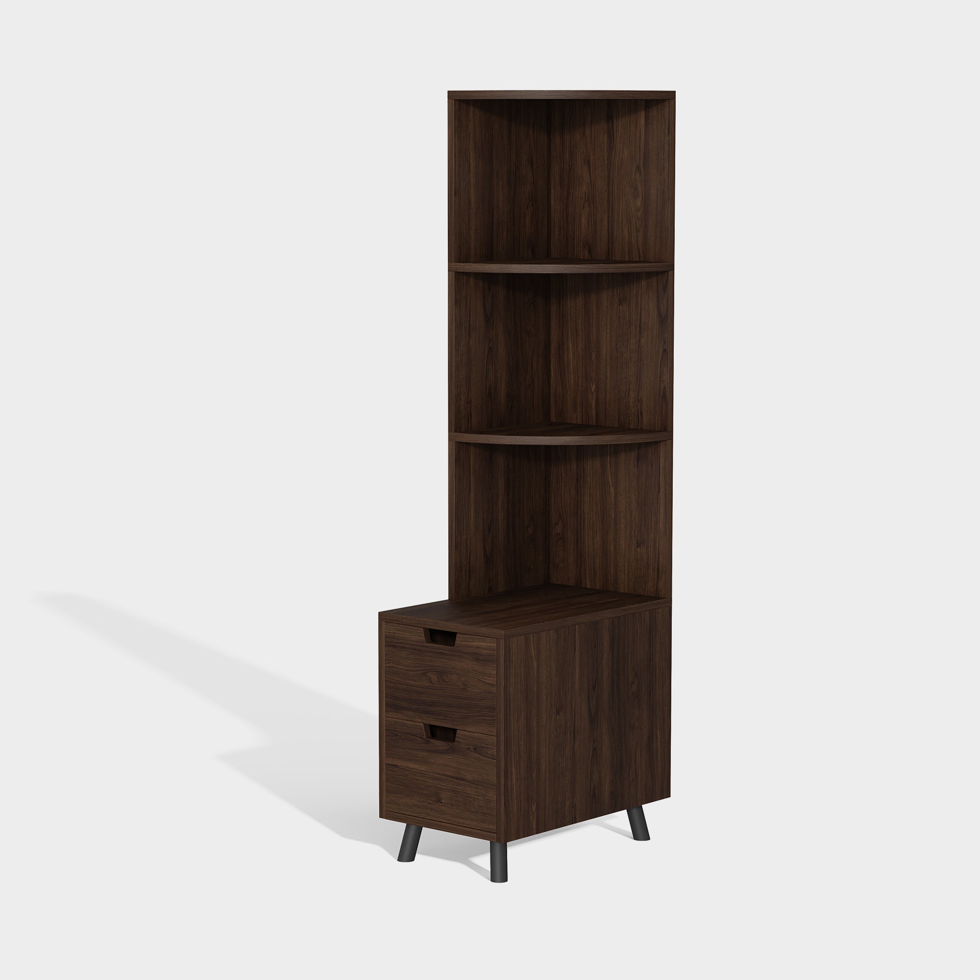 YOWOS Tall Bedside Table Bookshelf with Drawers-Clearance Sale-3 left