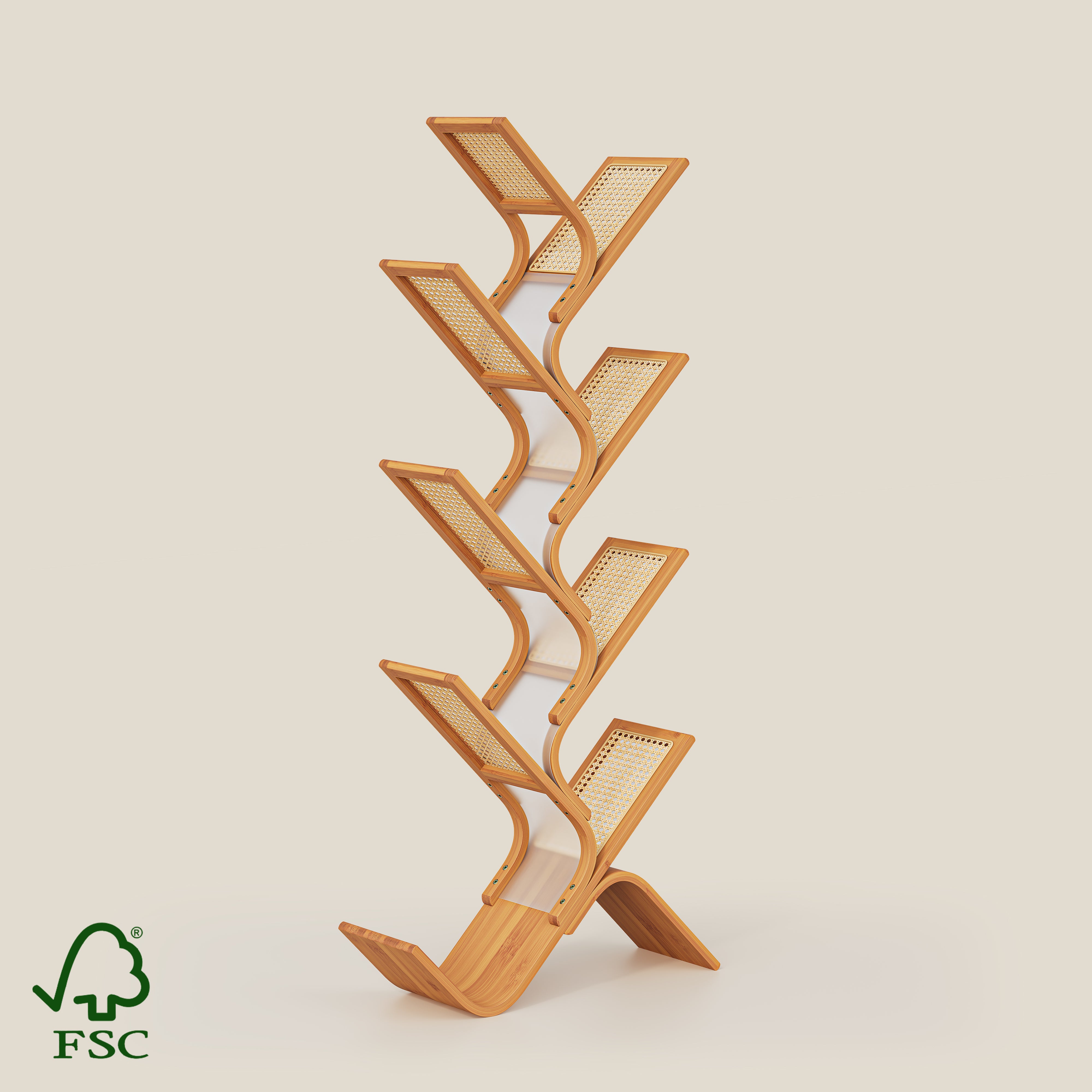 YOWOS Artemis Rattan Tree Shelf