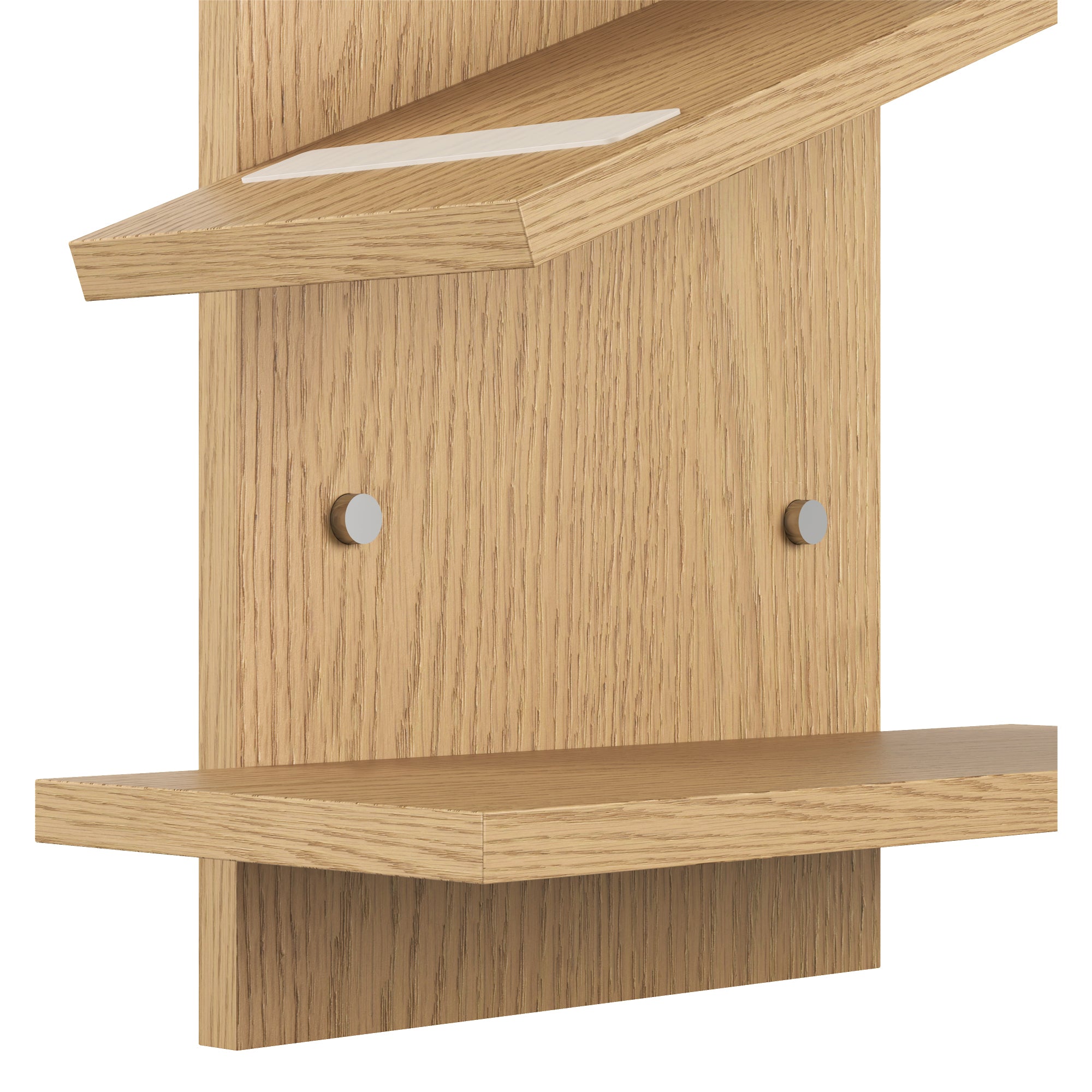 YOWOS Thor Z-Shaped Wall-Mounted Shoe Shelf for 6 Pairs of Shoes