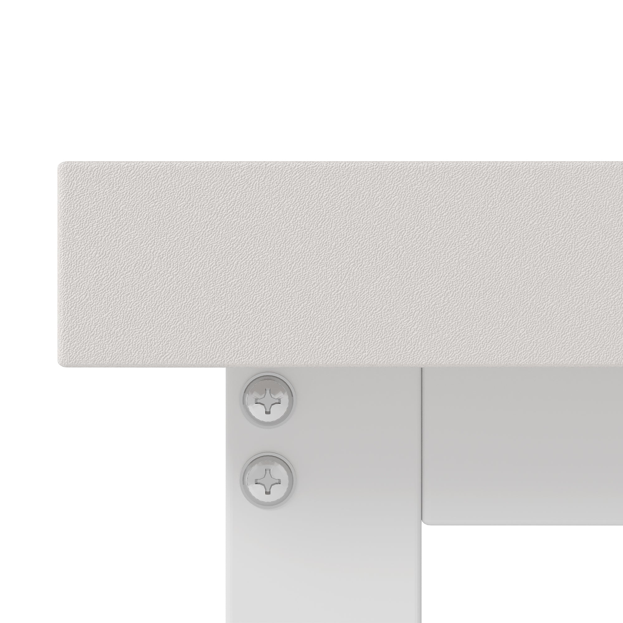 YOWOS Worktop Series Steelstride Ergonomic Computer Desk Wood White 61.0