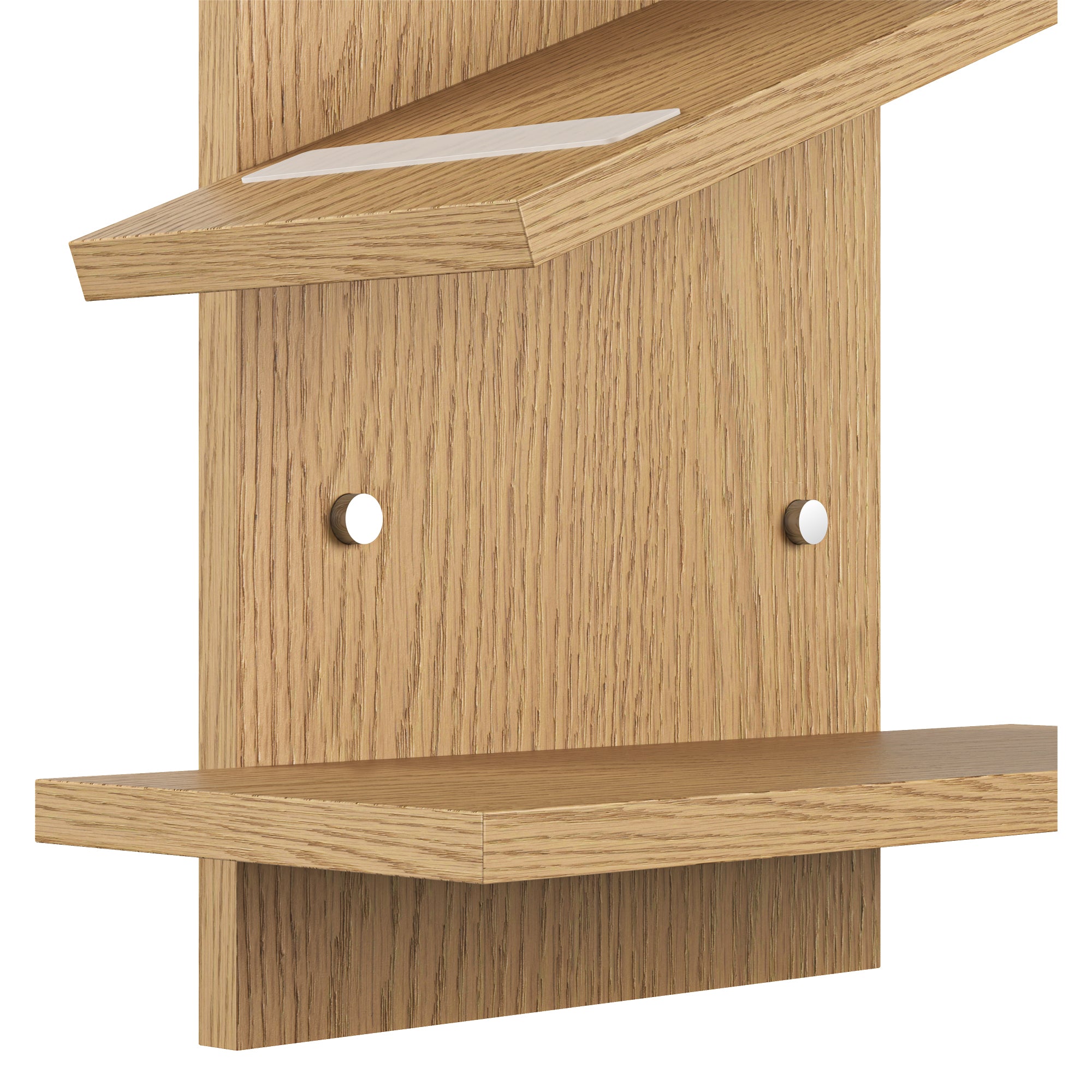 YOWOS Thor Z-Shaped Wall-Mounted Shoe Shelf for 6 Pairs of Shoes