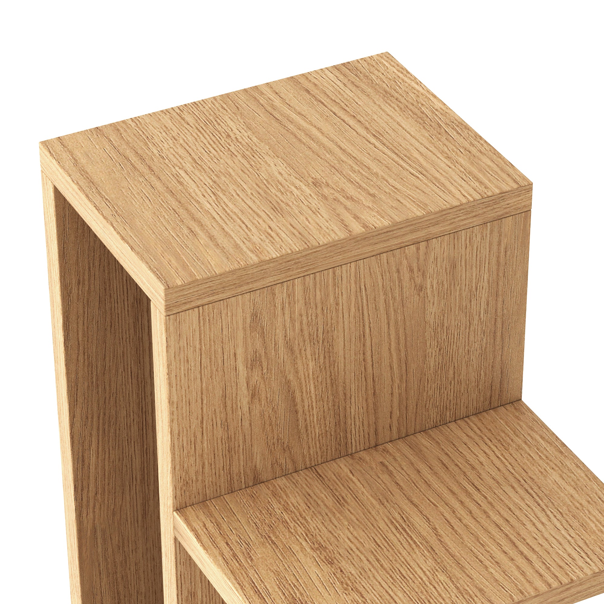 YOWOS Chiaroscuro Series Mirage 9-Tier Vertical Invisible Bookshelf