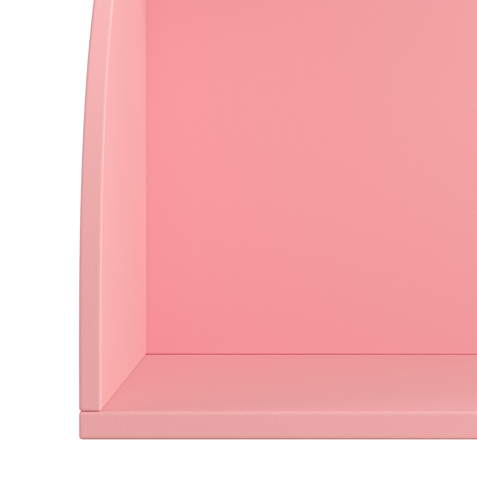 YOWOS Viva La Vida Series Flamenco Wave Display Shelf Wood Pink Small Size