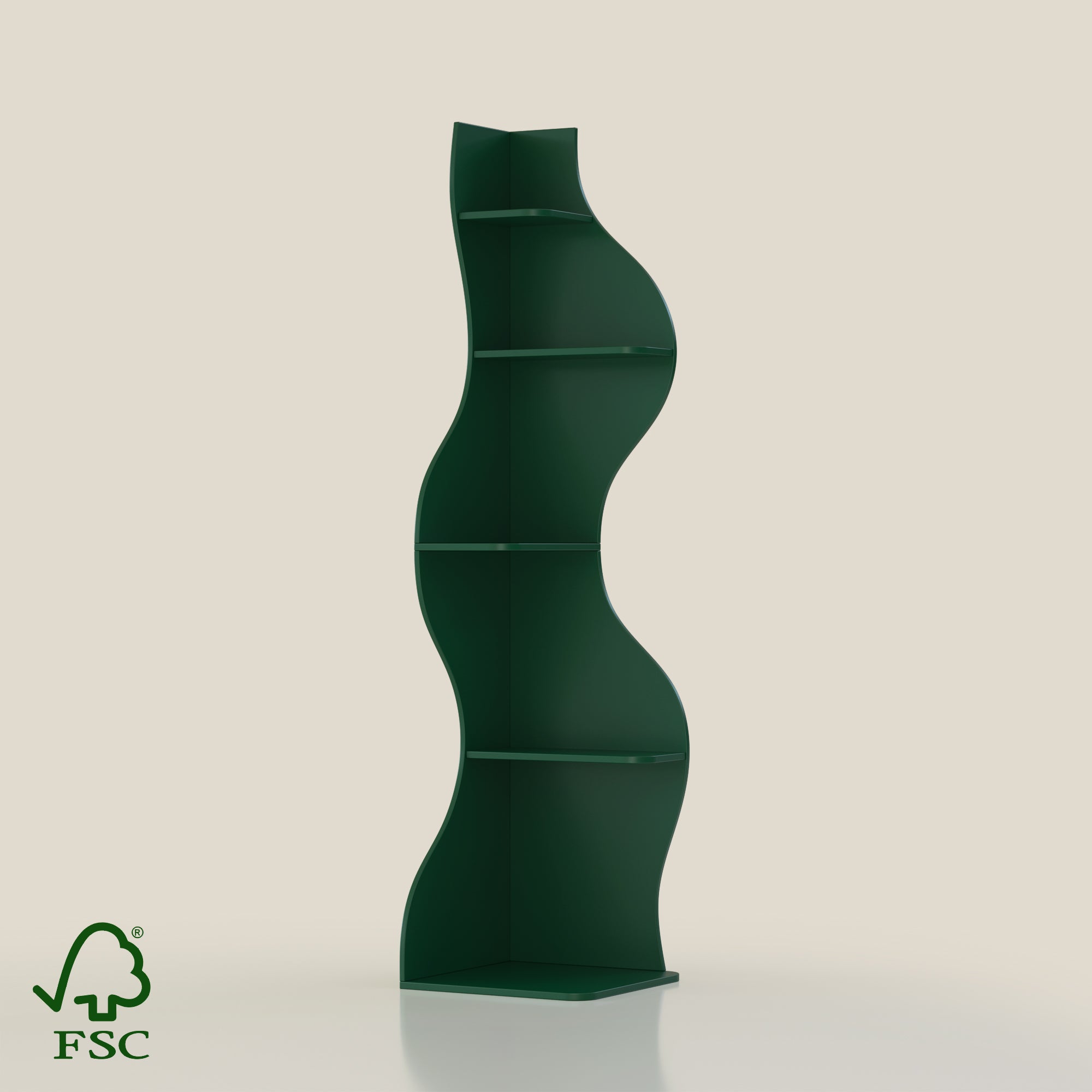 YOWOS Flamenco Wave Display Shelf 69.4