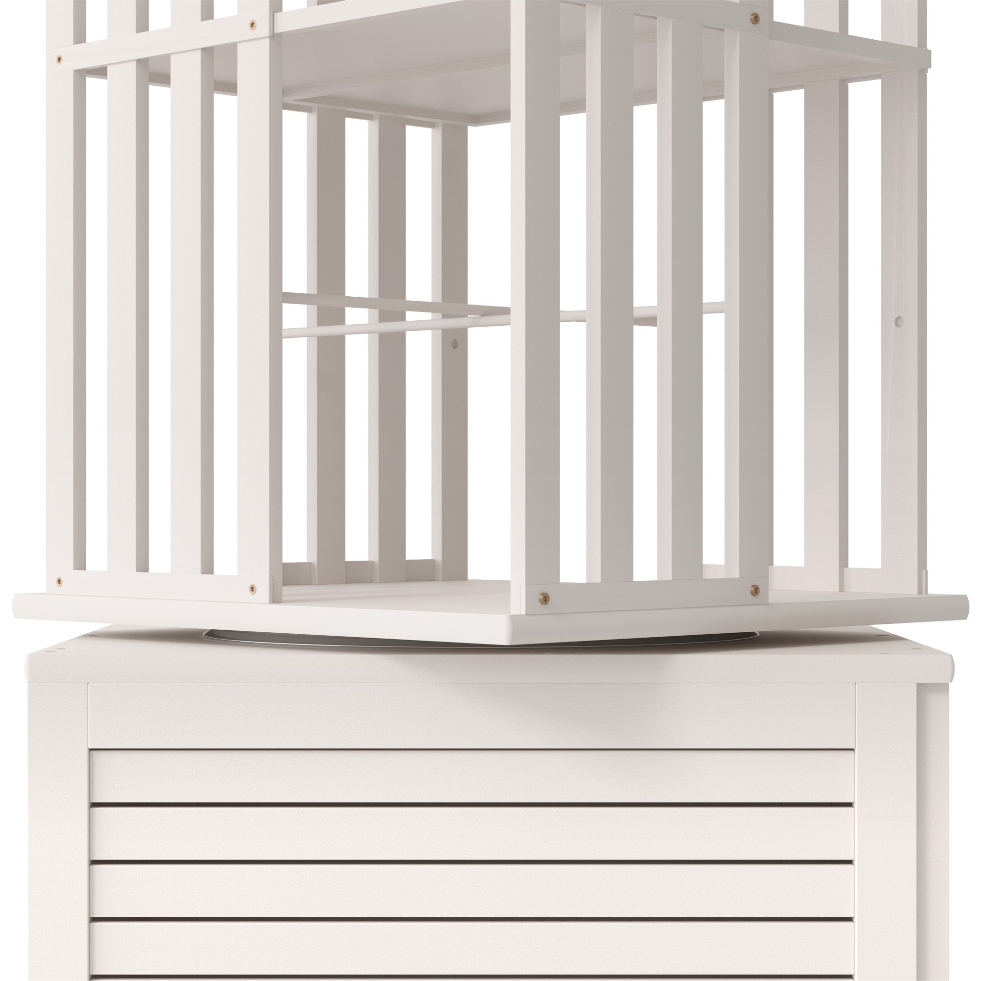 YOWOS Vortex Series Meridian 360° Rotating Bookshelf /CD Organizer