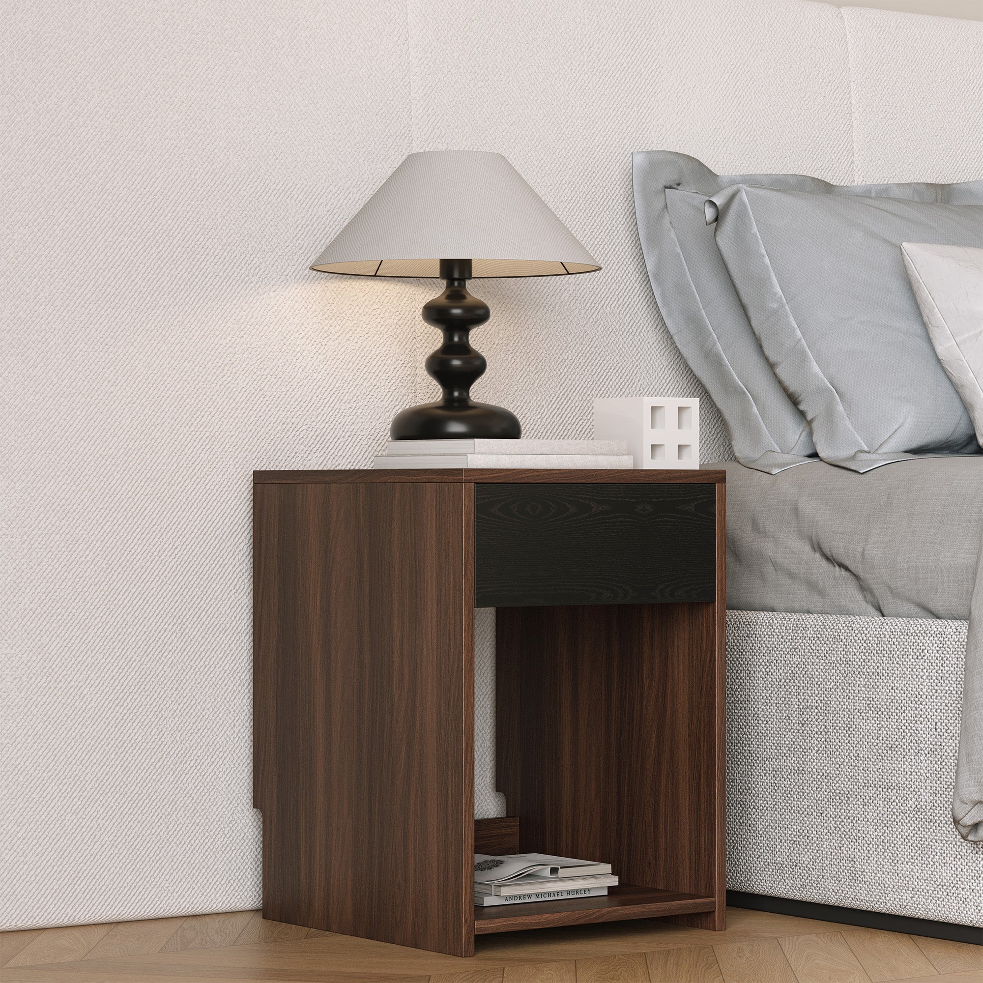 YOWOS Side Tables Nightstand with Drawer-Clearance Sale-7 left