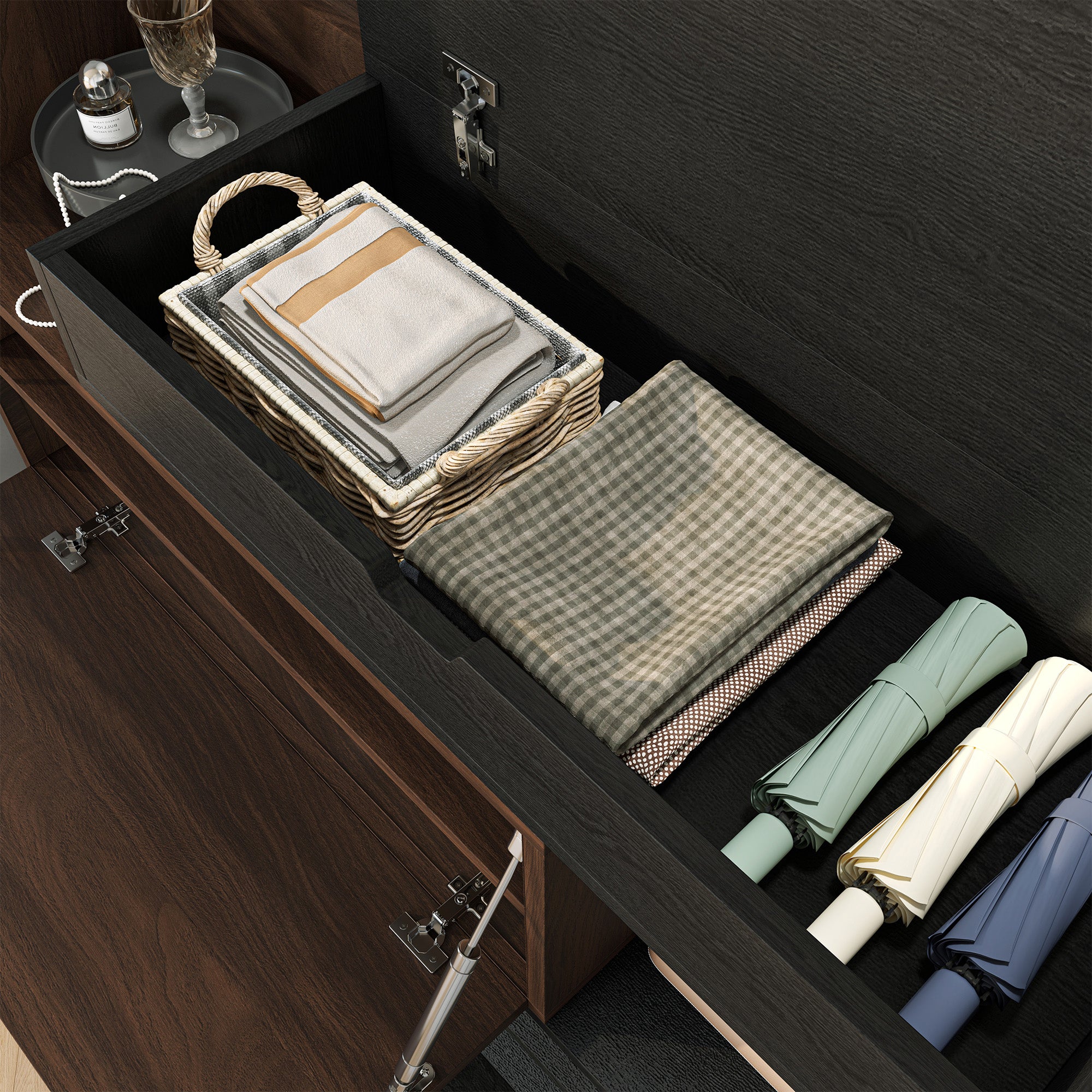 YOWOS Entryway Shoe Cabinet Storage Telescopic Shoe Rack-Clearance Sale-4 left