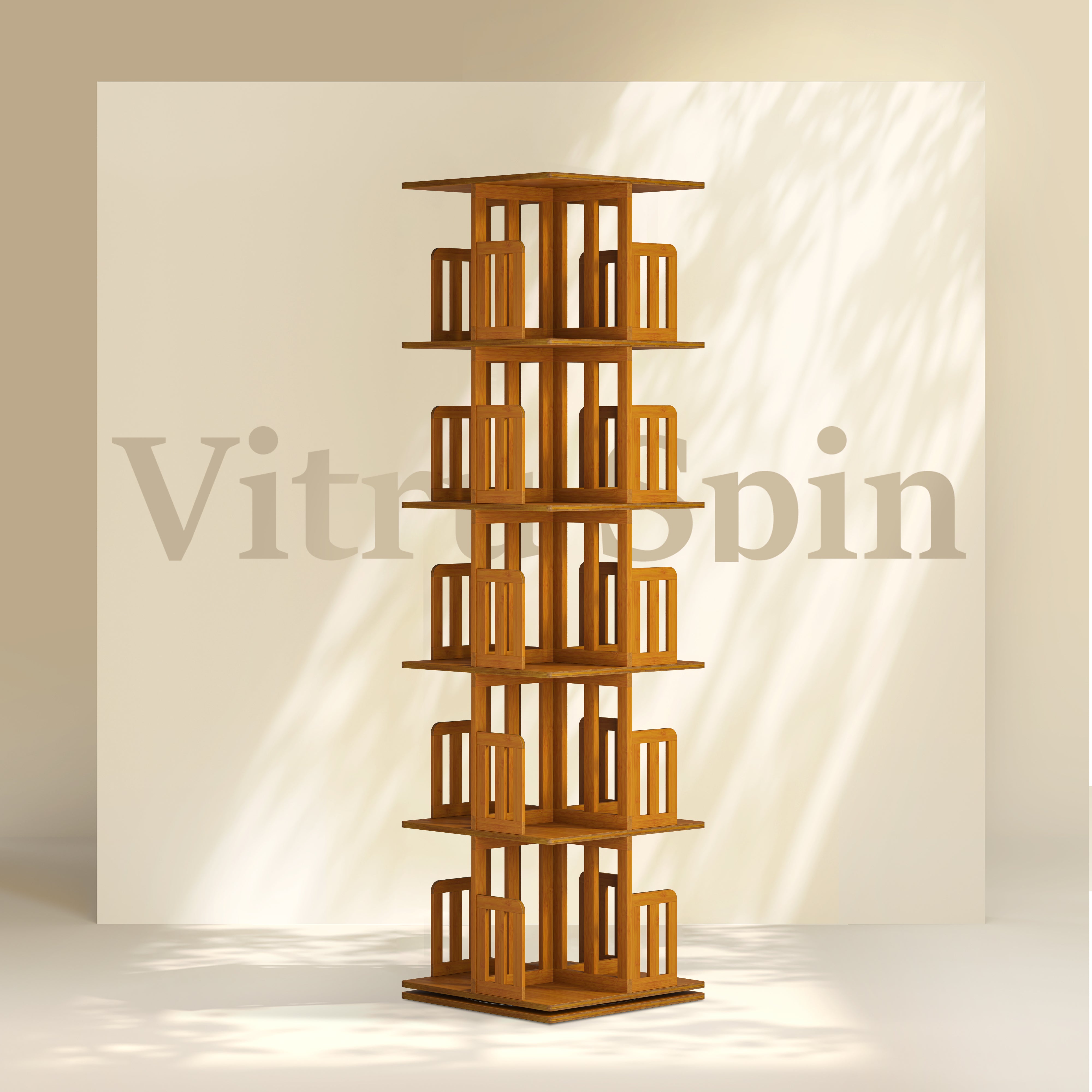 YOWOS Vitru Spin No.2 360° Rotating Storage Rack