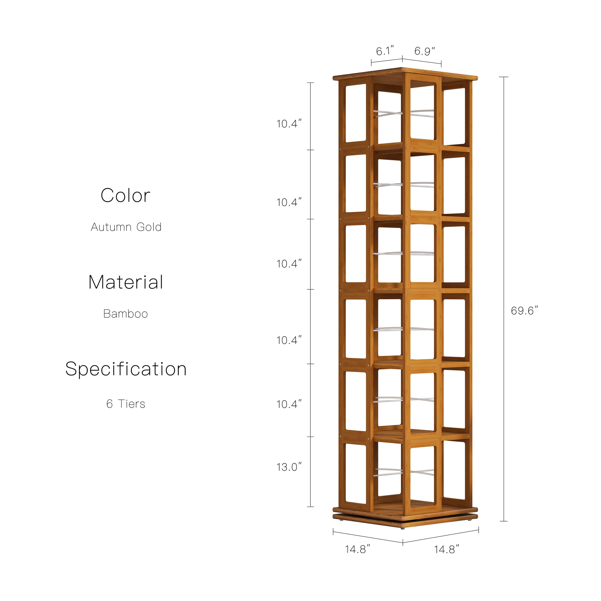 YOWOS Meridian No.2 360° Rotating Storage Rack