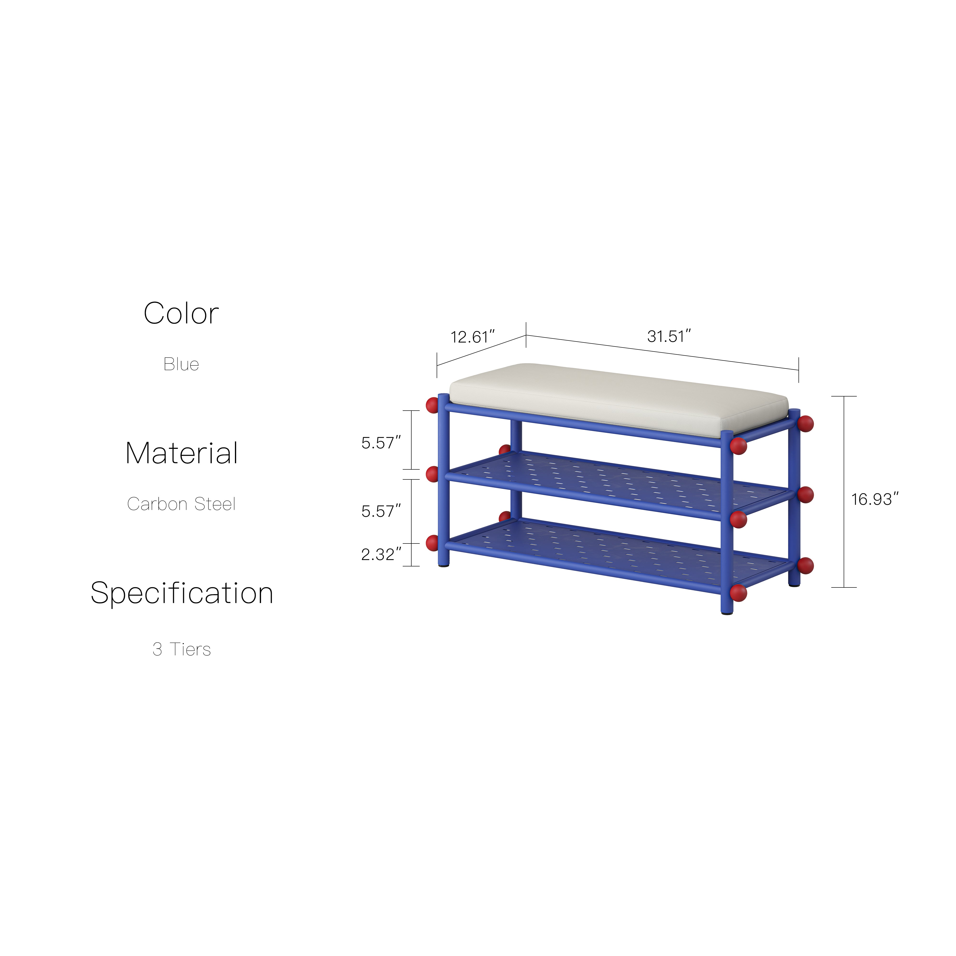 YOWOS Kiko Shoe Rack Bench