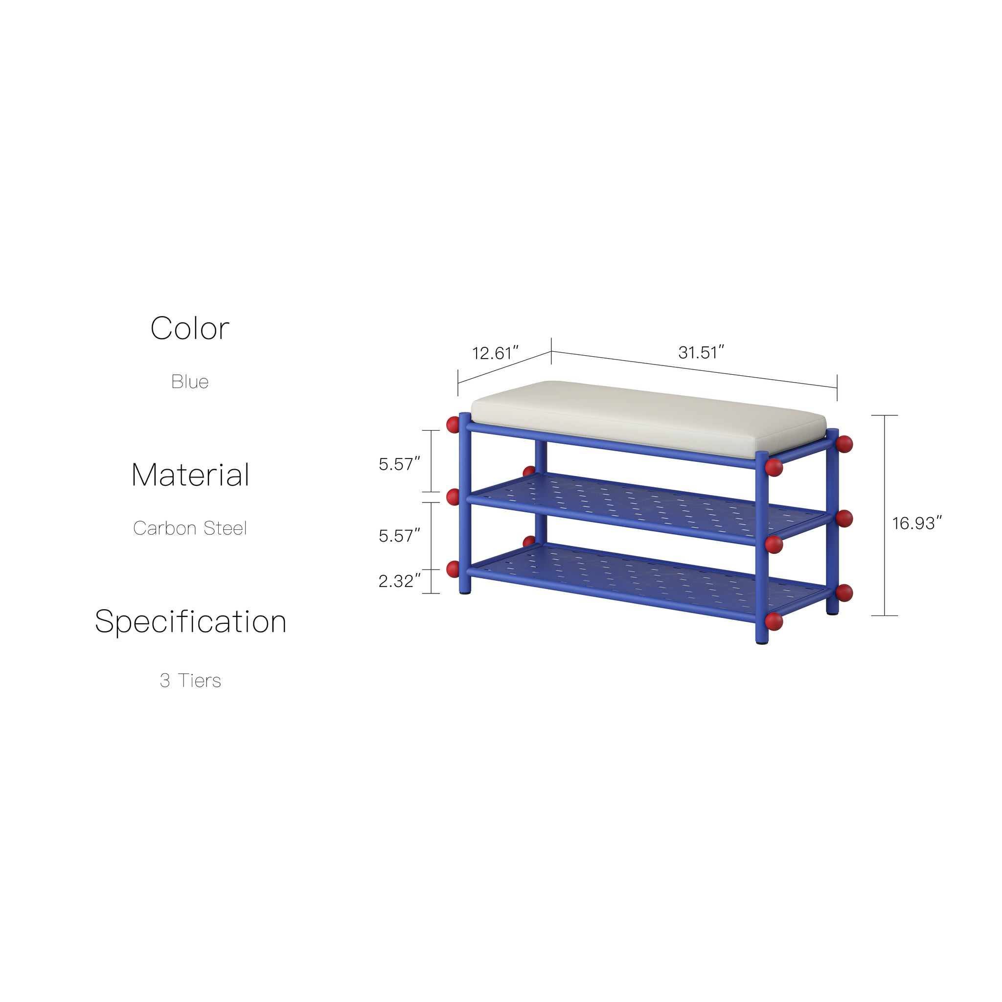 YOWOS Kiko Shoe Rack Bench