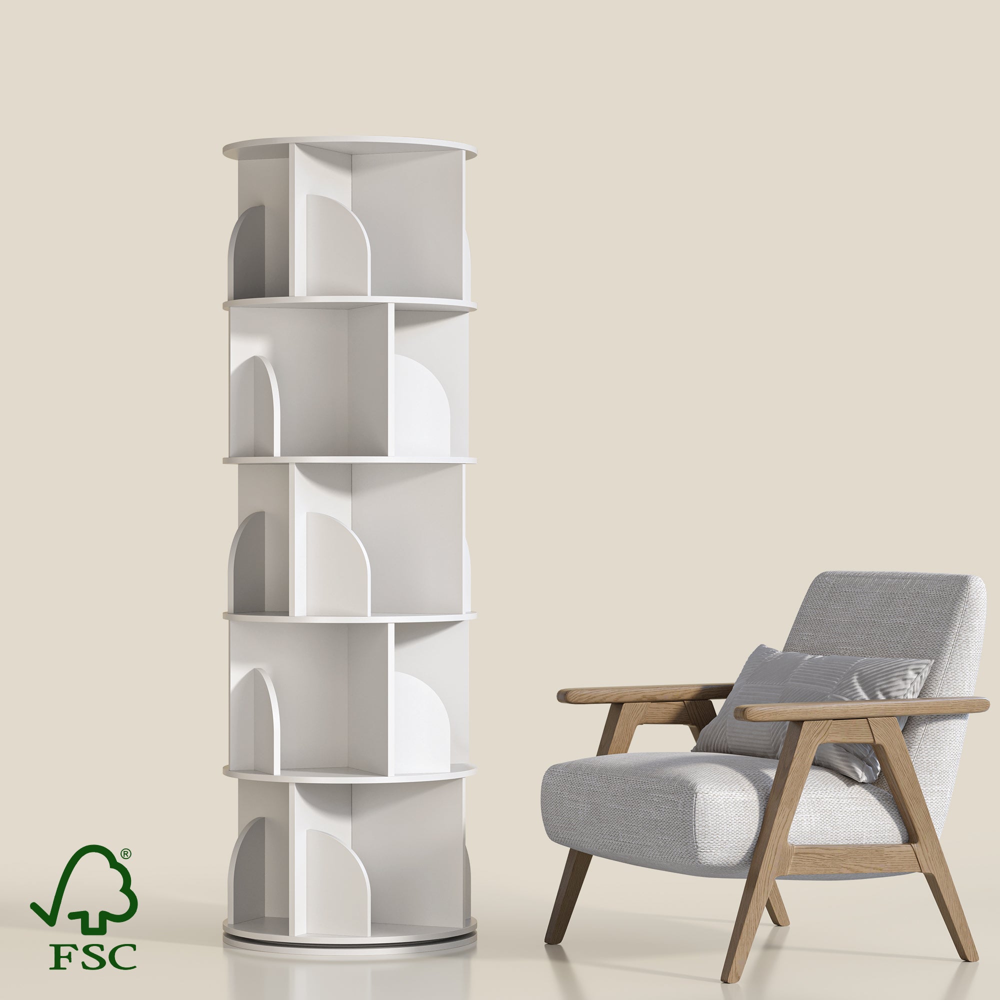 YOWOS Circinus Core 360° Rotating Storage Rack