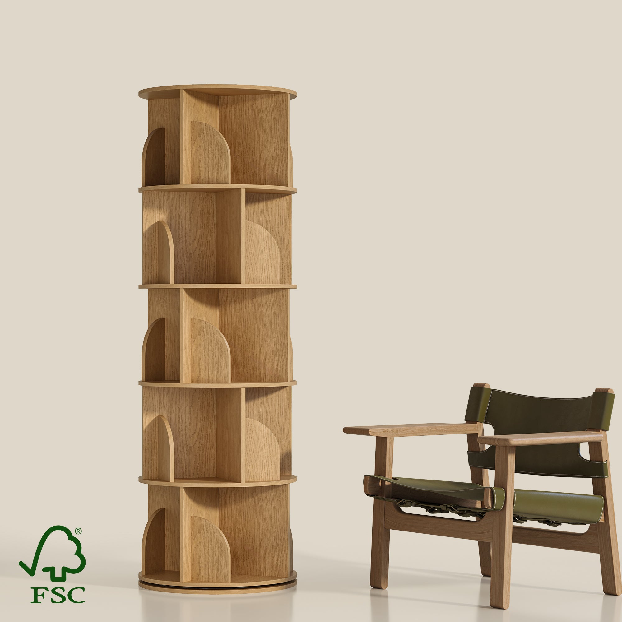 YOWOS Circinus Core 360° Rotating Storage Rack