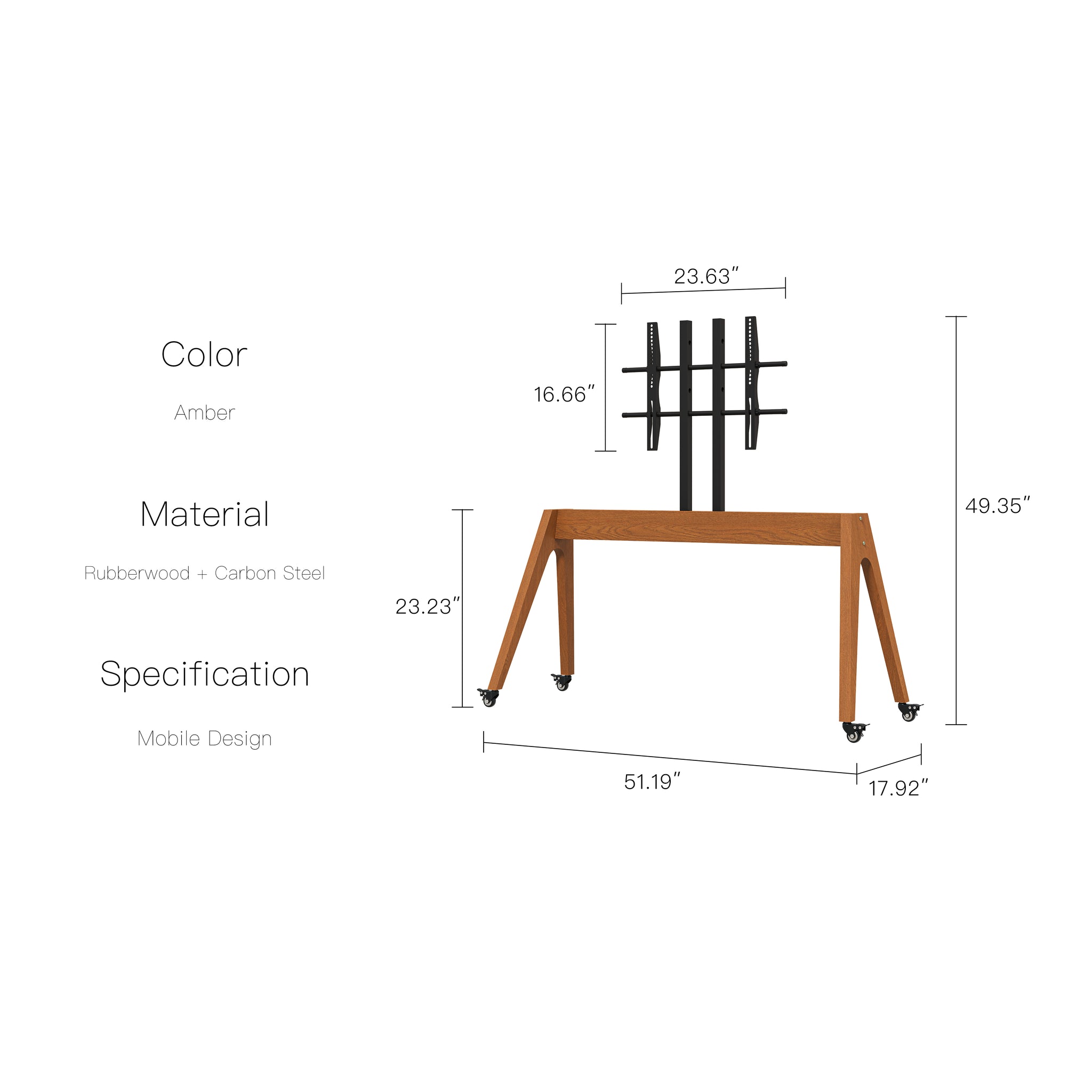 YOWOS Nesta TV Stand for 32–75 Inch TVs
