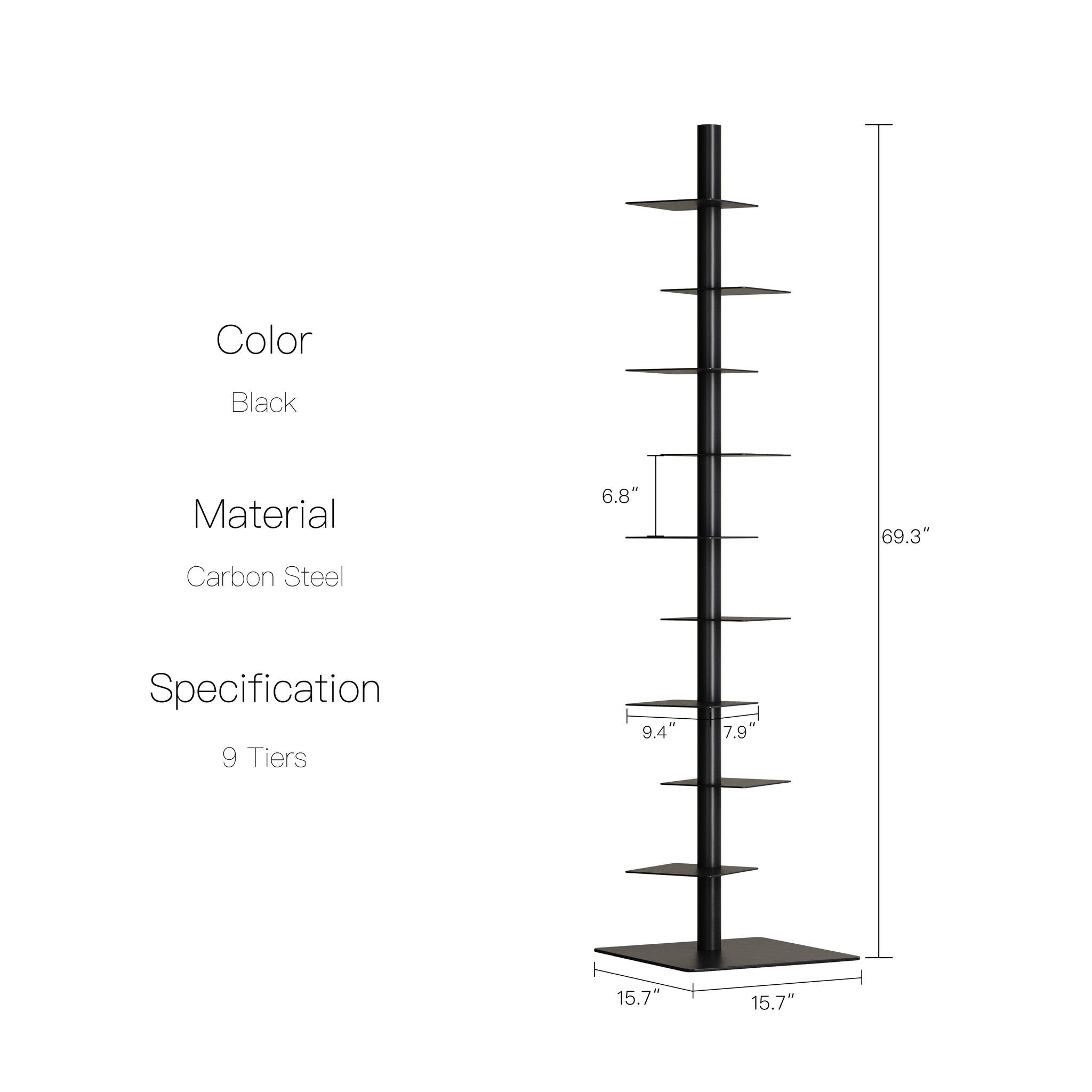 YOWOS Atlas Invisible Bookshelf