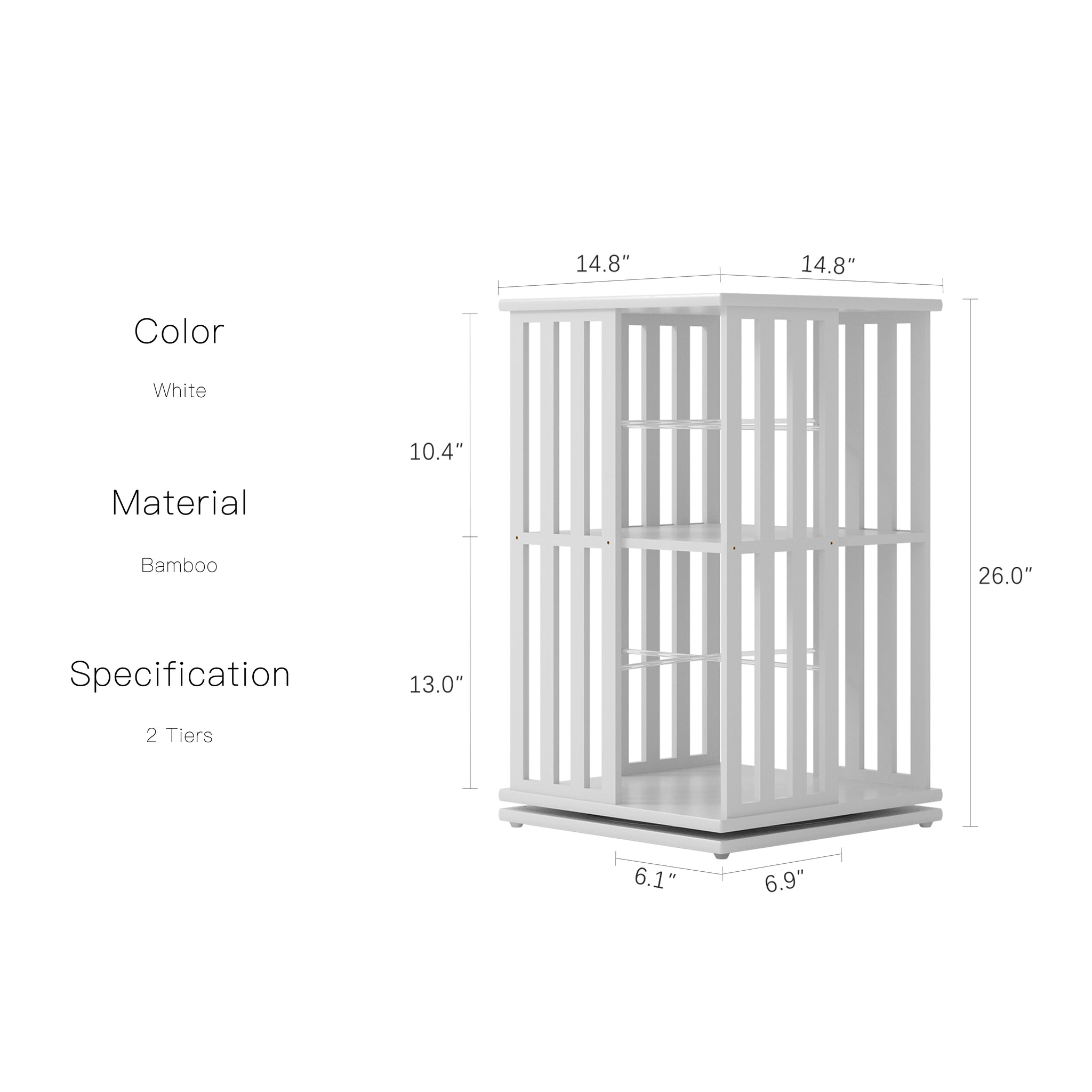YOWOS Meridian 360° Rotating Storage Rack