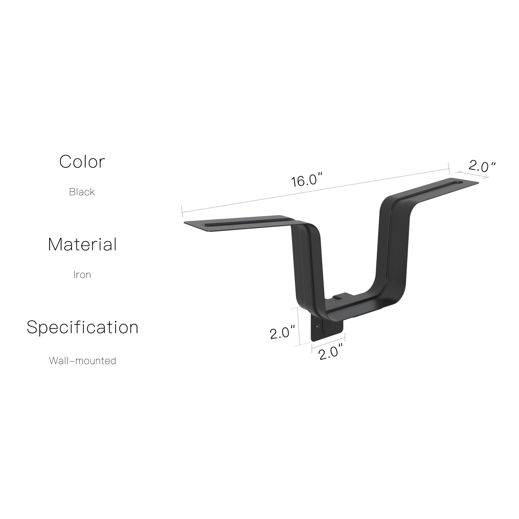 YOWOS Chiaroscuroシリーズ SoleScape 壁掛けフローティングシューズシェルフ