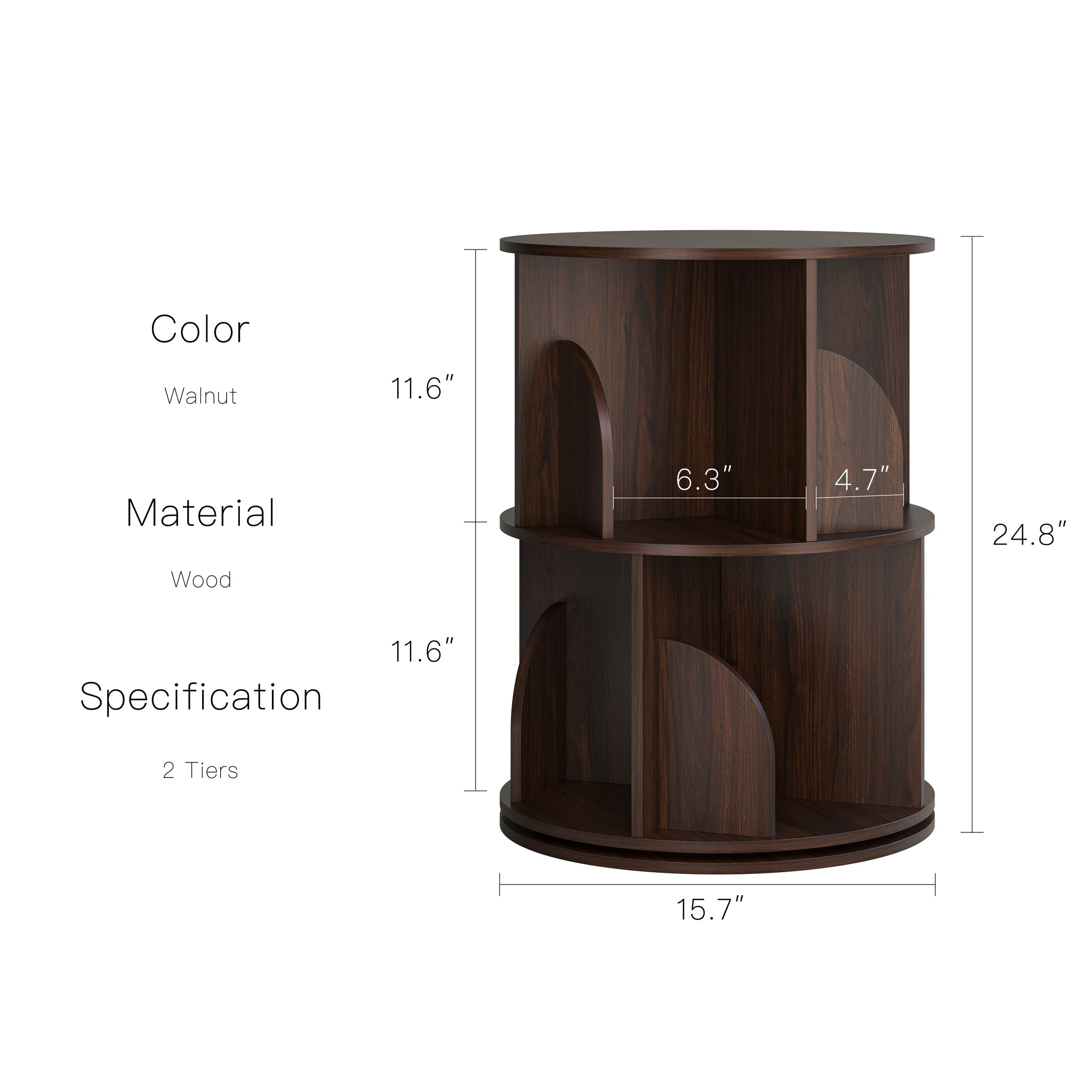 YOWOS Circinus Core 360° Rotating Storage Rack