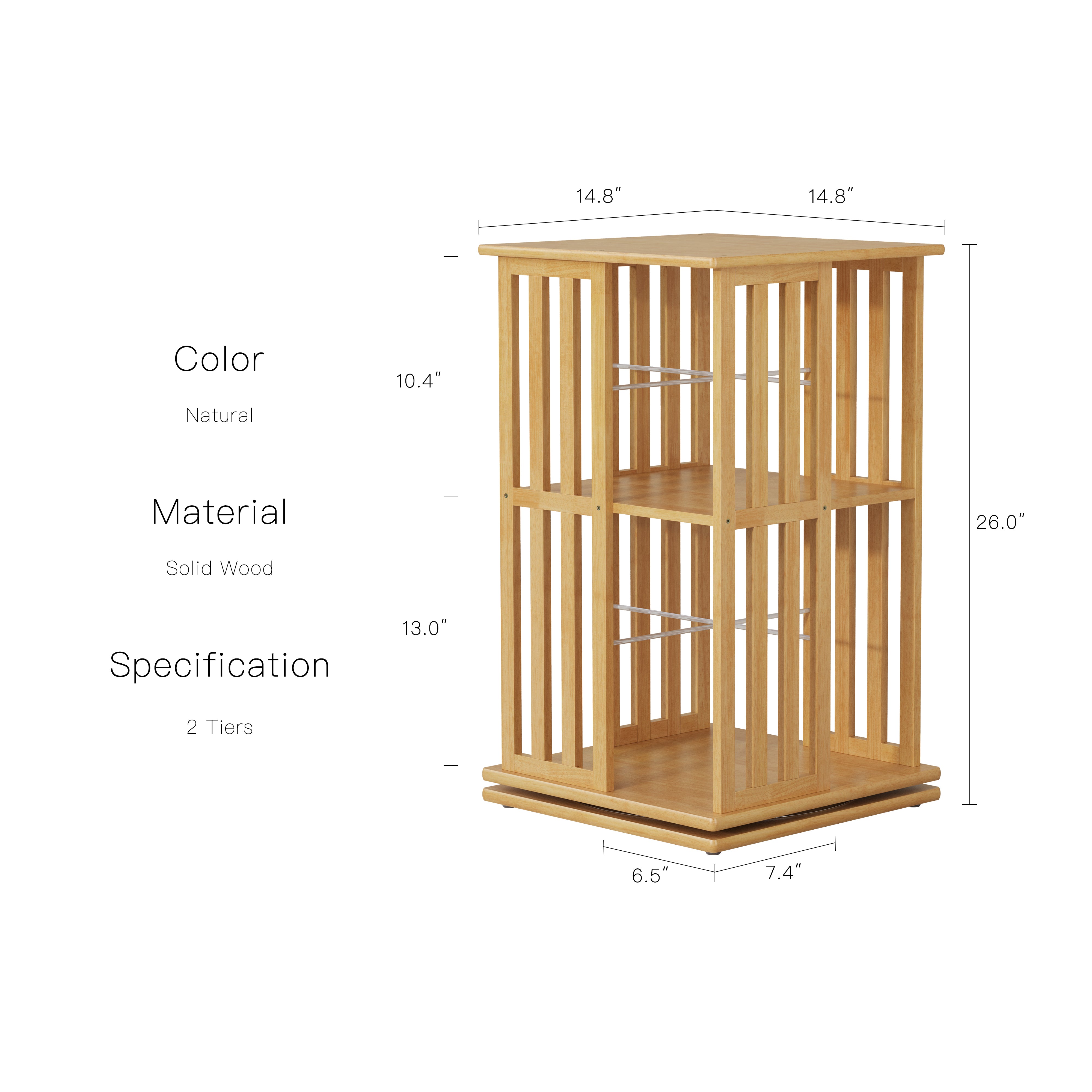 YOWOS Meridian 360° Rotating Storage Rack