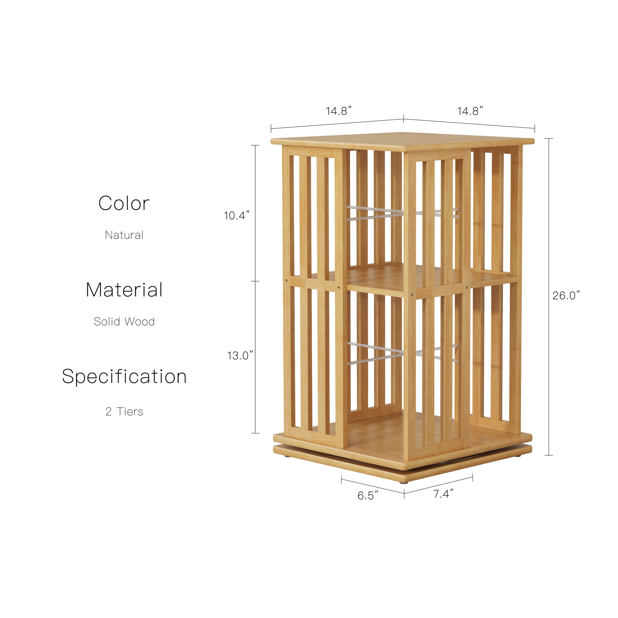 YOWOS Meridian 360° Rotating Storage Rack