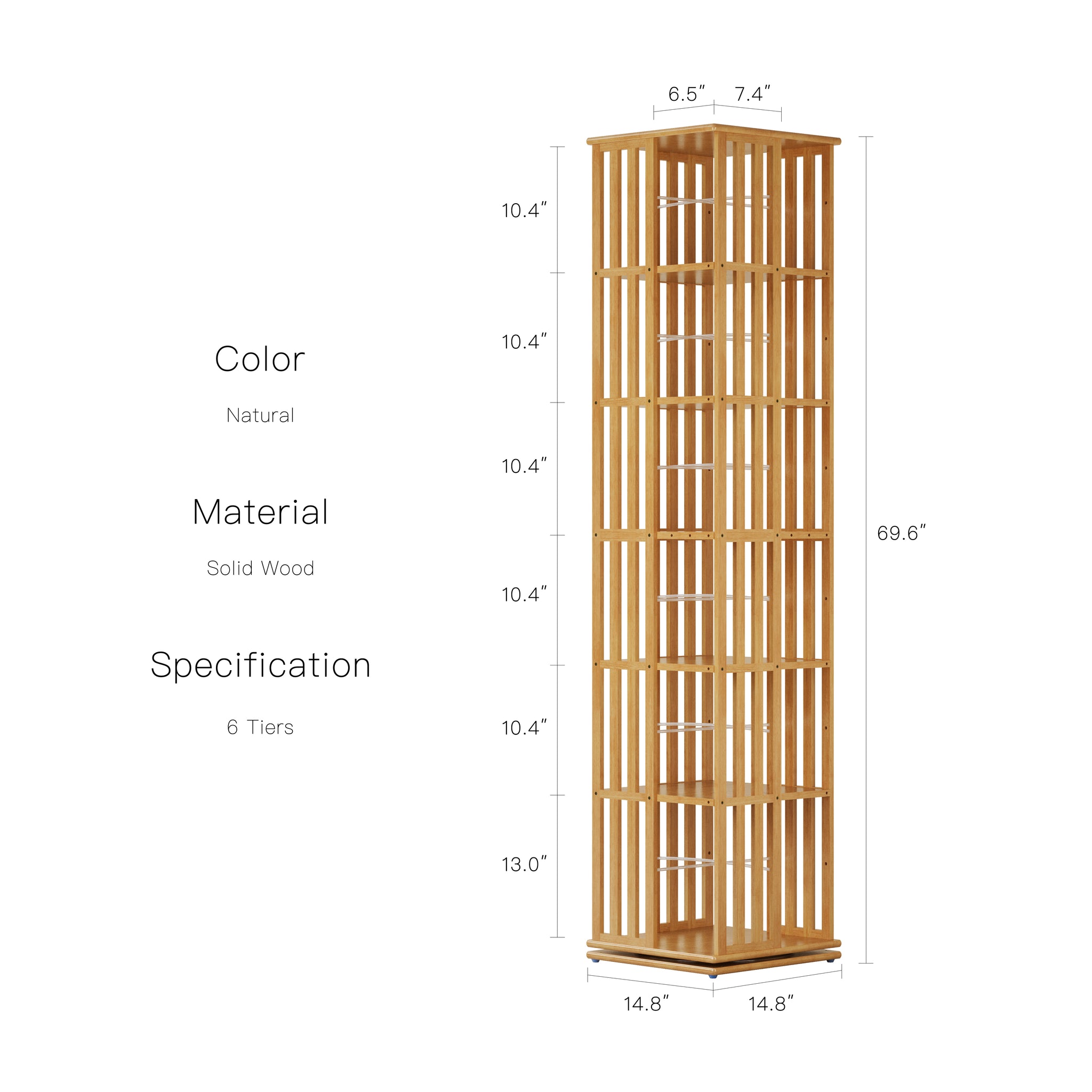 YOWOS Meridian 360° Rotating Storage Rack