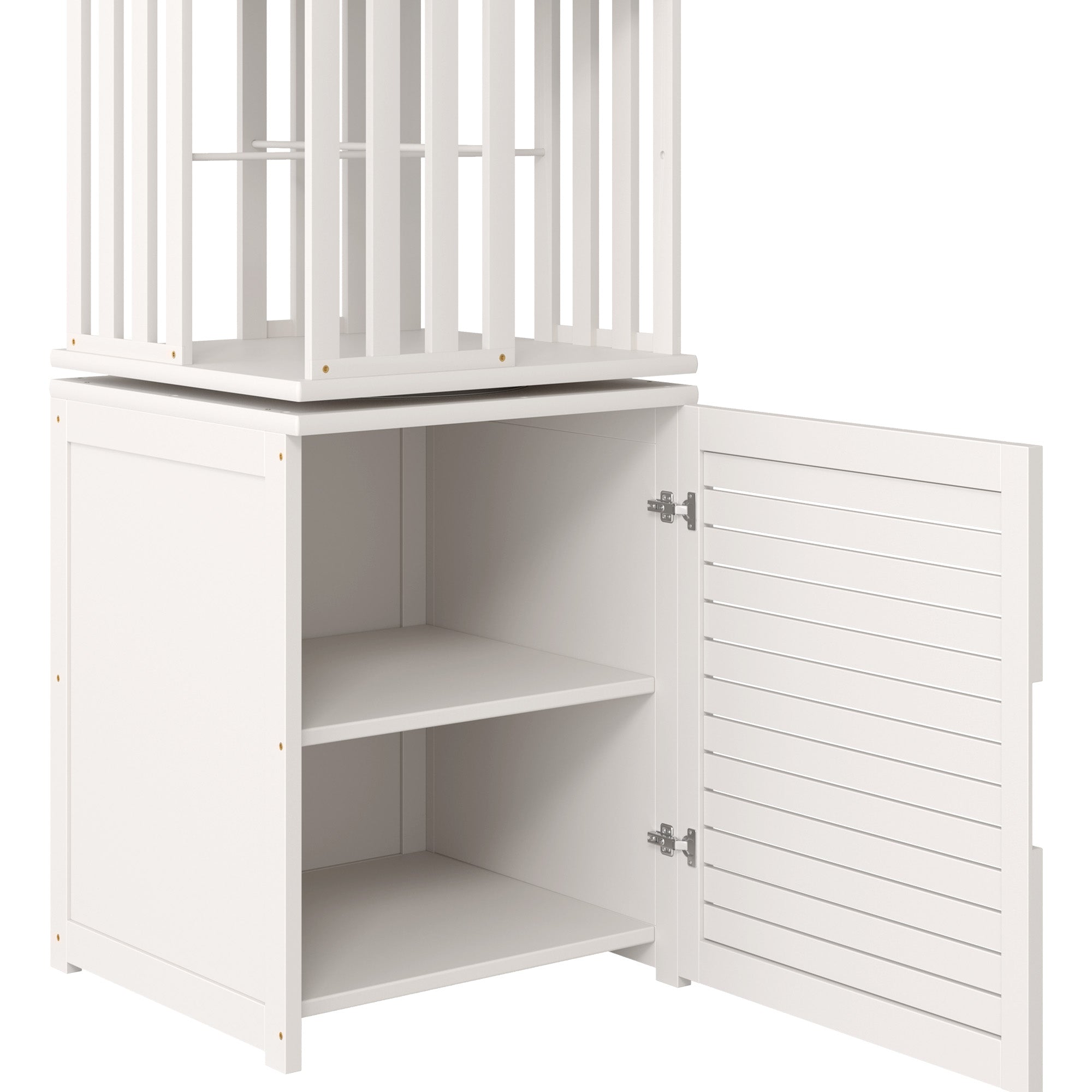 YOWOS Vortex Series Meridian 360° Rotating Bookshelf /CD Organizer