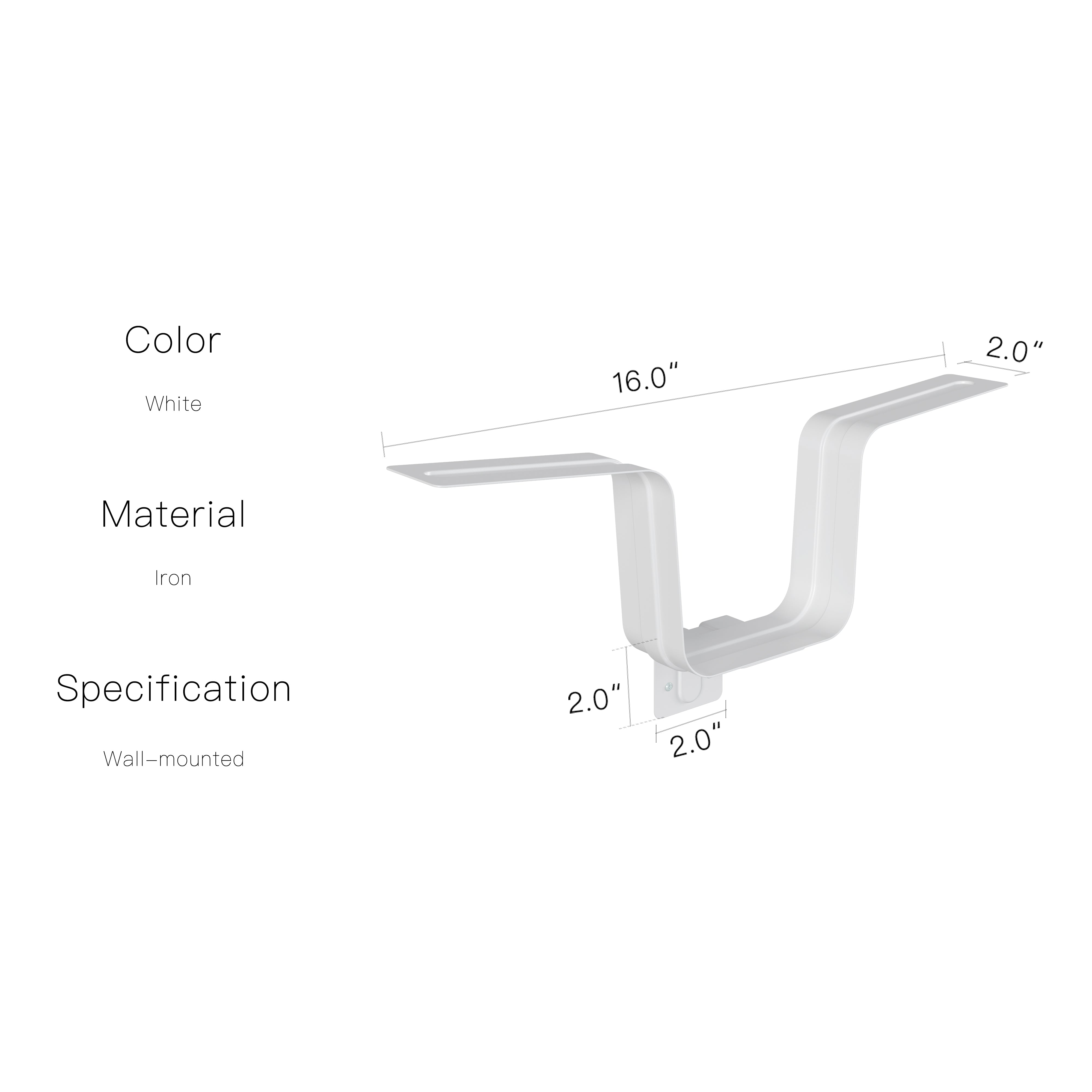 YOWOS Chiaroscuroシリーズ SoleScape 壁掛けフローティングシューズシェルフ