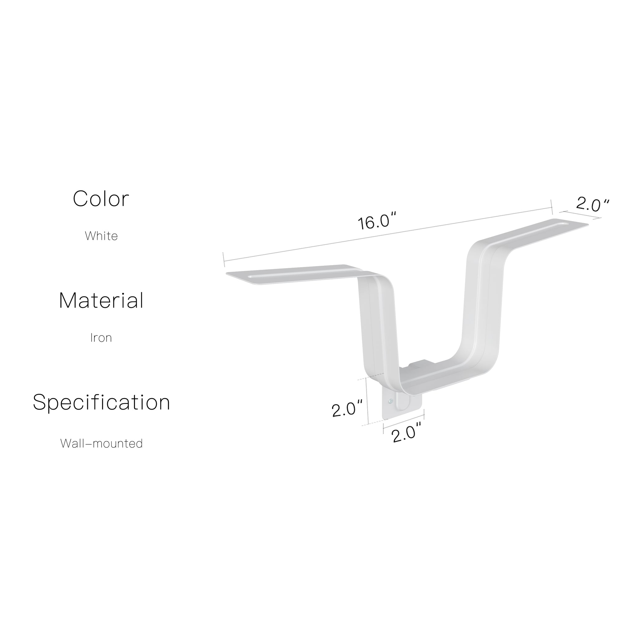 YOWOS Chiaroscuroシリーズ SoleScape 壁掛けフローティングシューズシェルフ