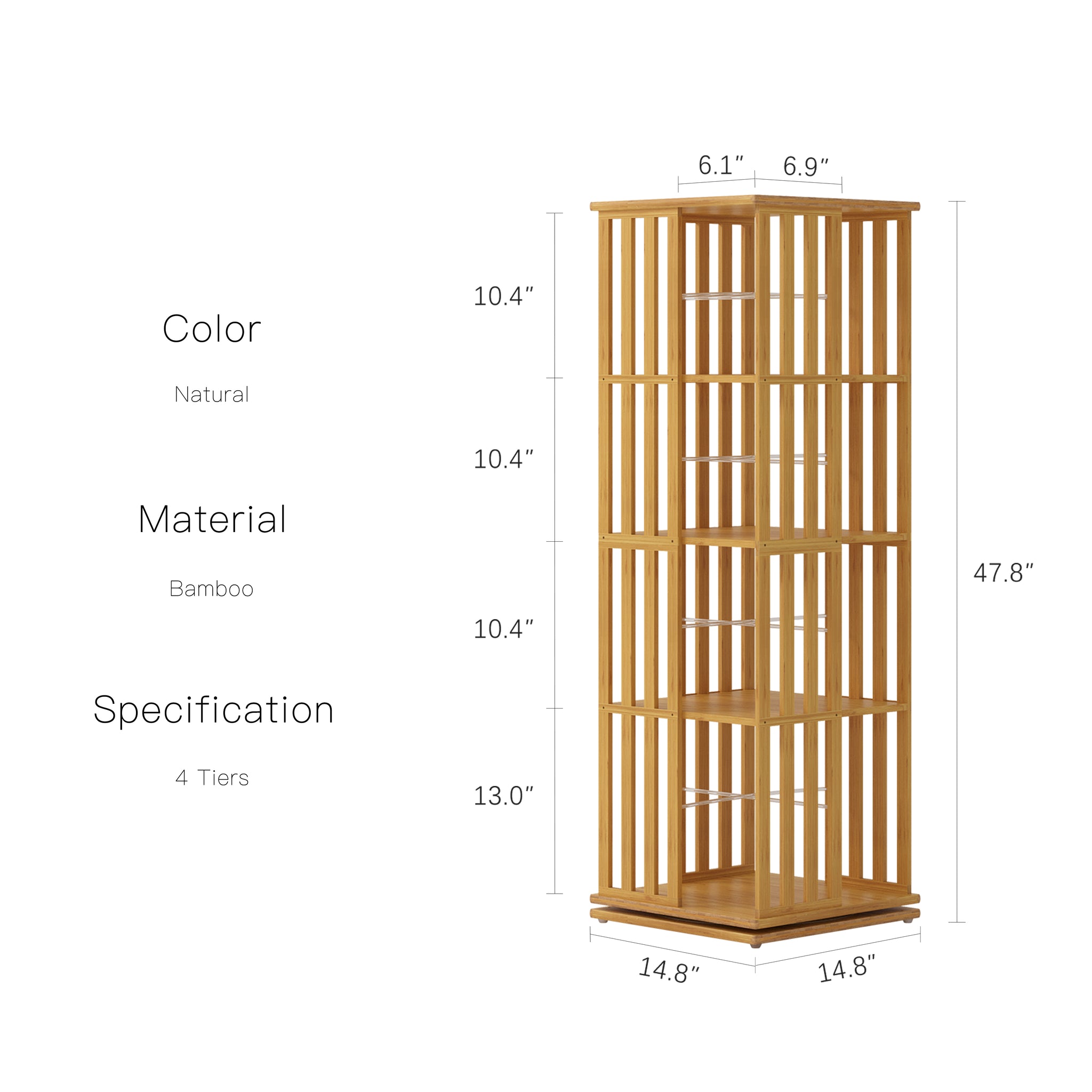 YOWOS Meridian 360° Rotating Storage Rack