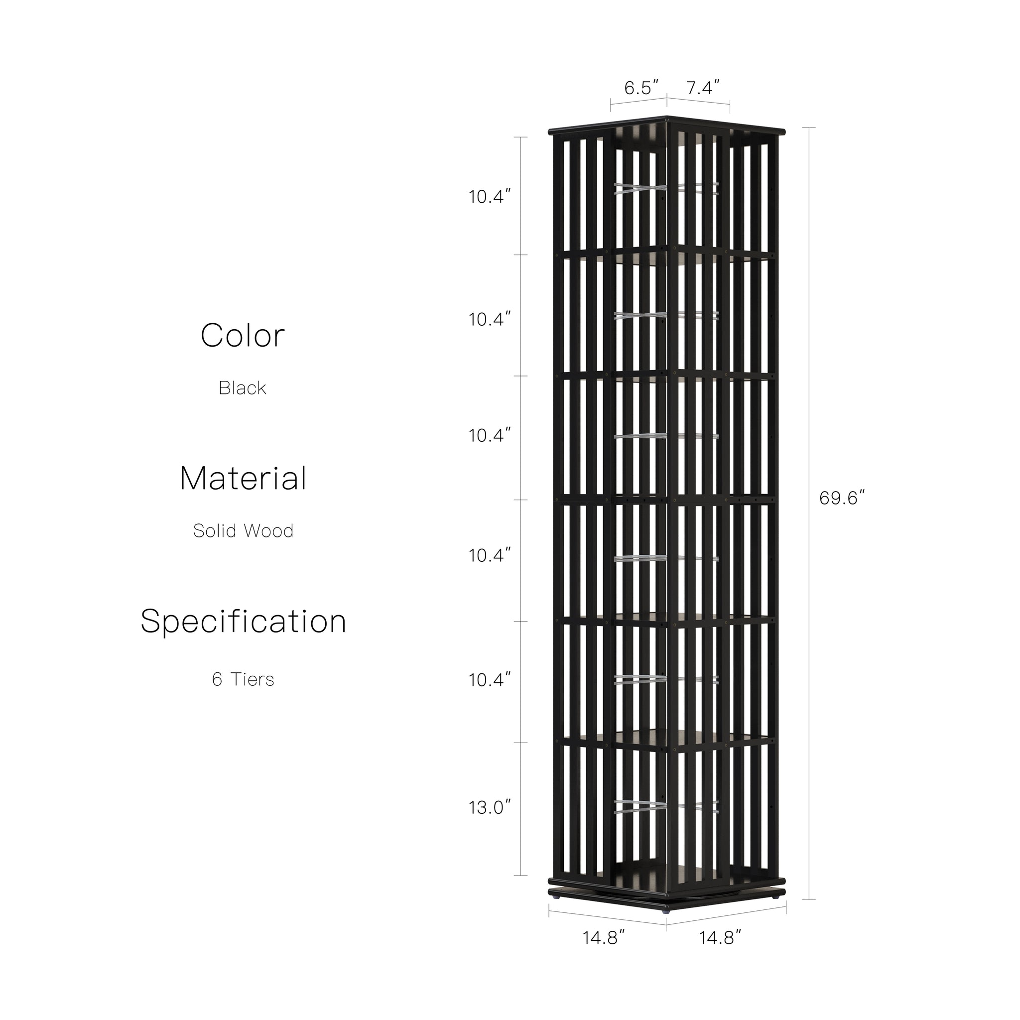 YOWOS Meridian 360° Rotating Storage Rack