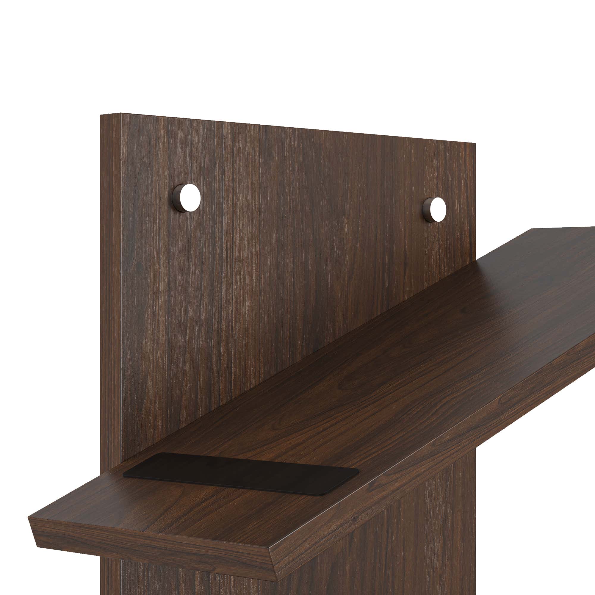YOWOS Thor Z-Shaped Wall-Mounted Shoe Shelf for 6 Pairs of Shoes