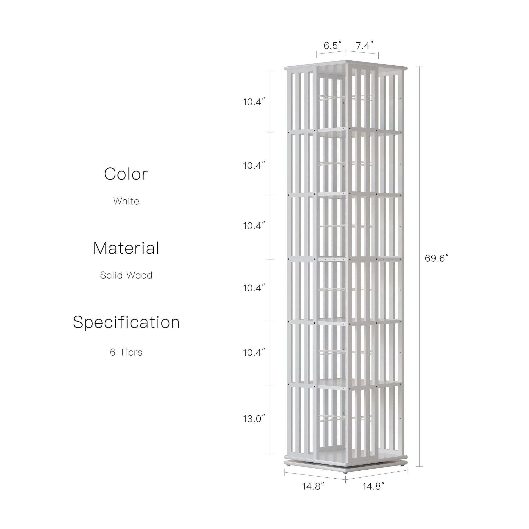 YOWOS Meridian 360° Rotating Storage Rack