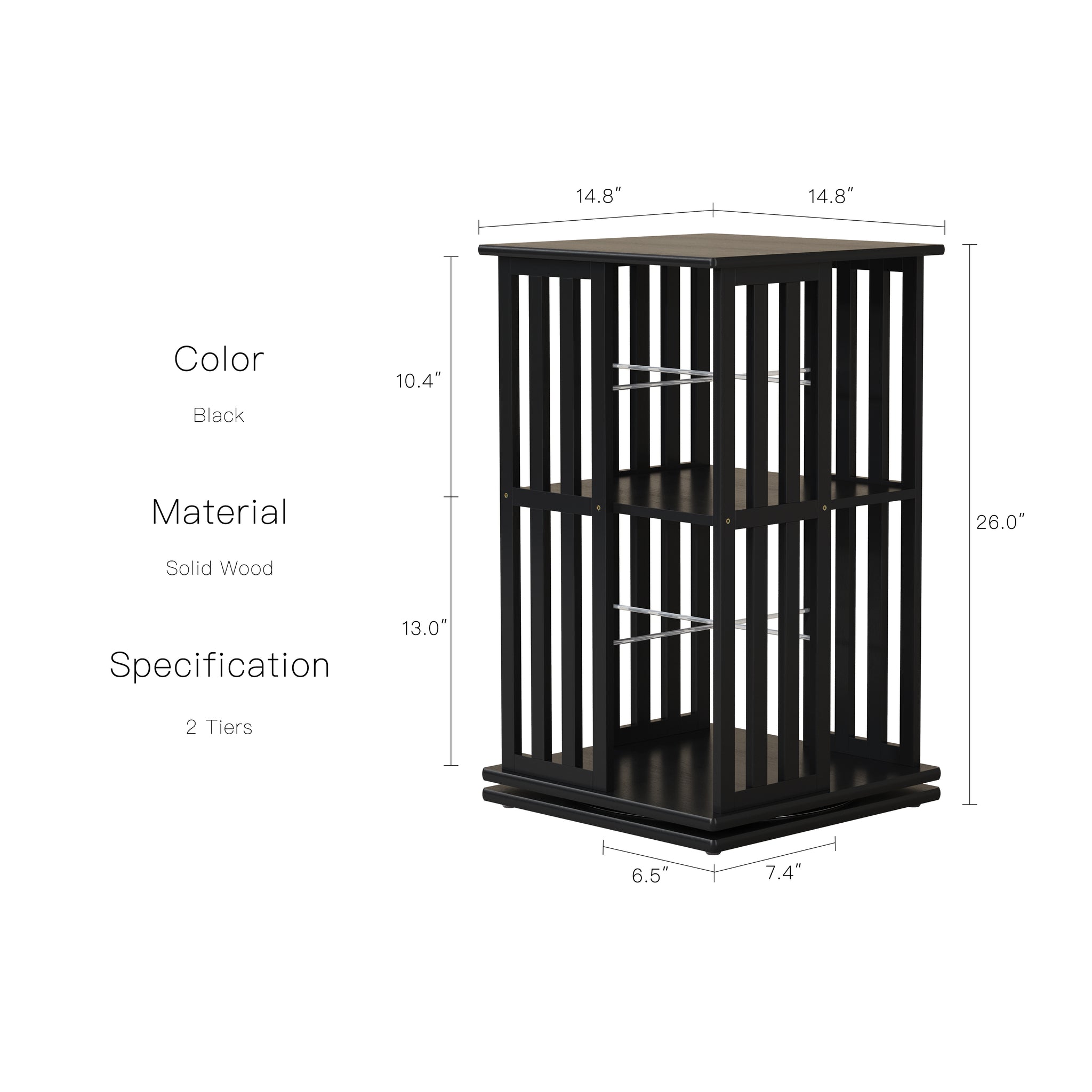 YOWOS Meridian 360° Rotating Storage Rack