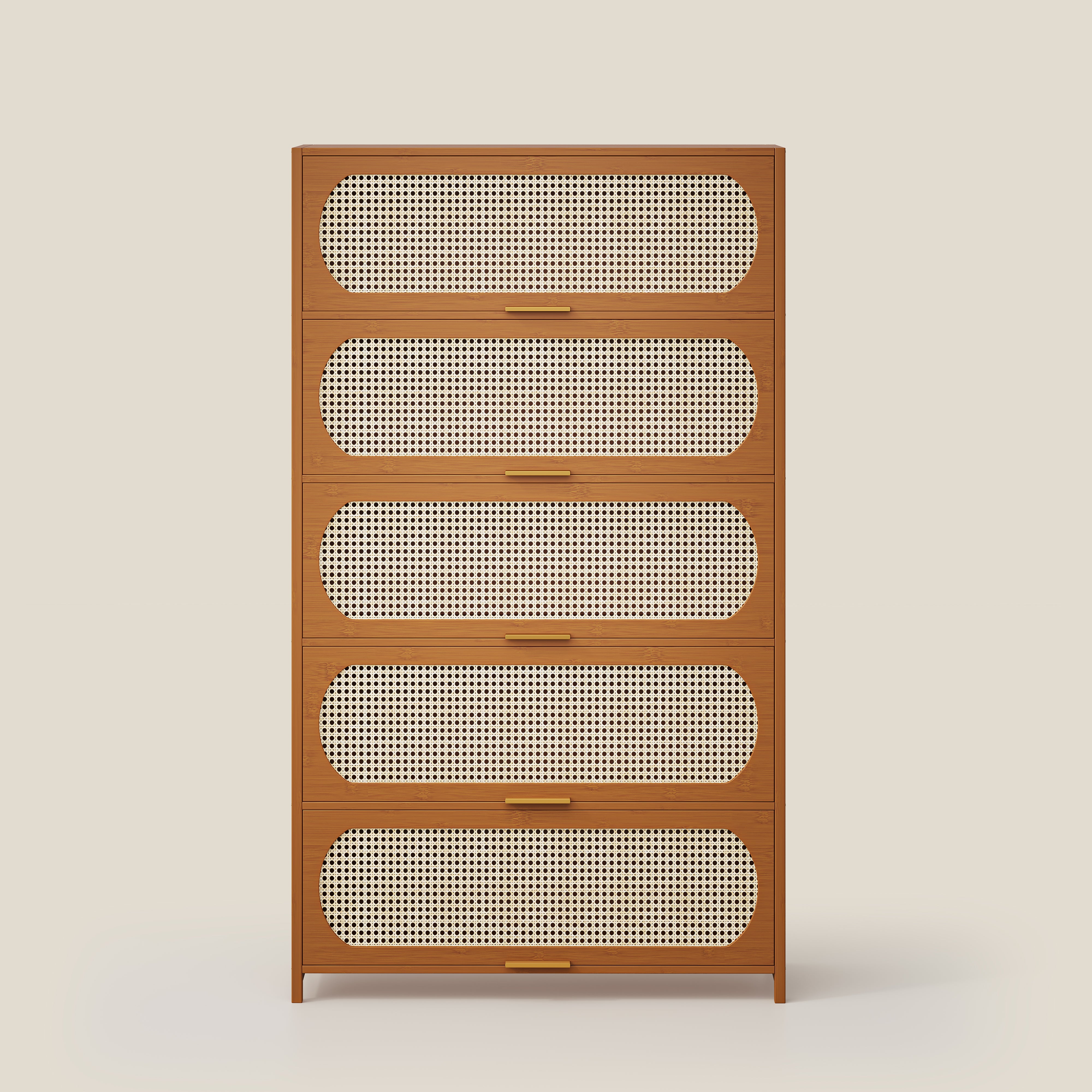 YOWOS Theia Rattan Storage Cabinet