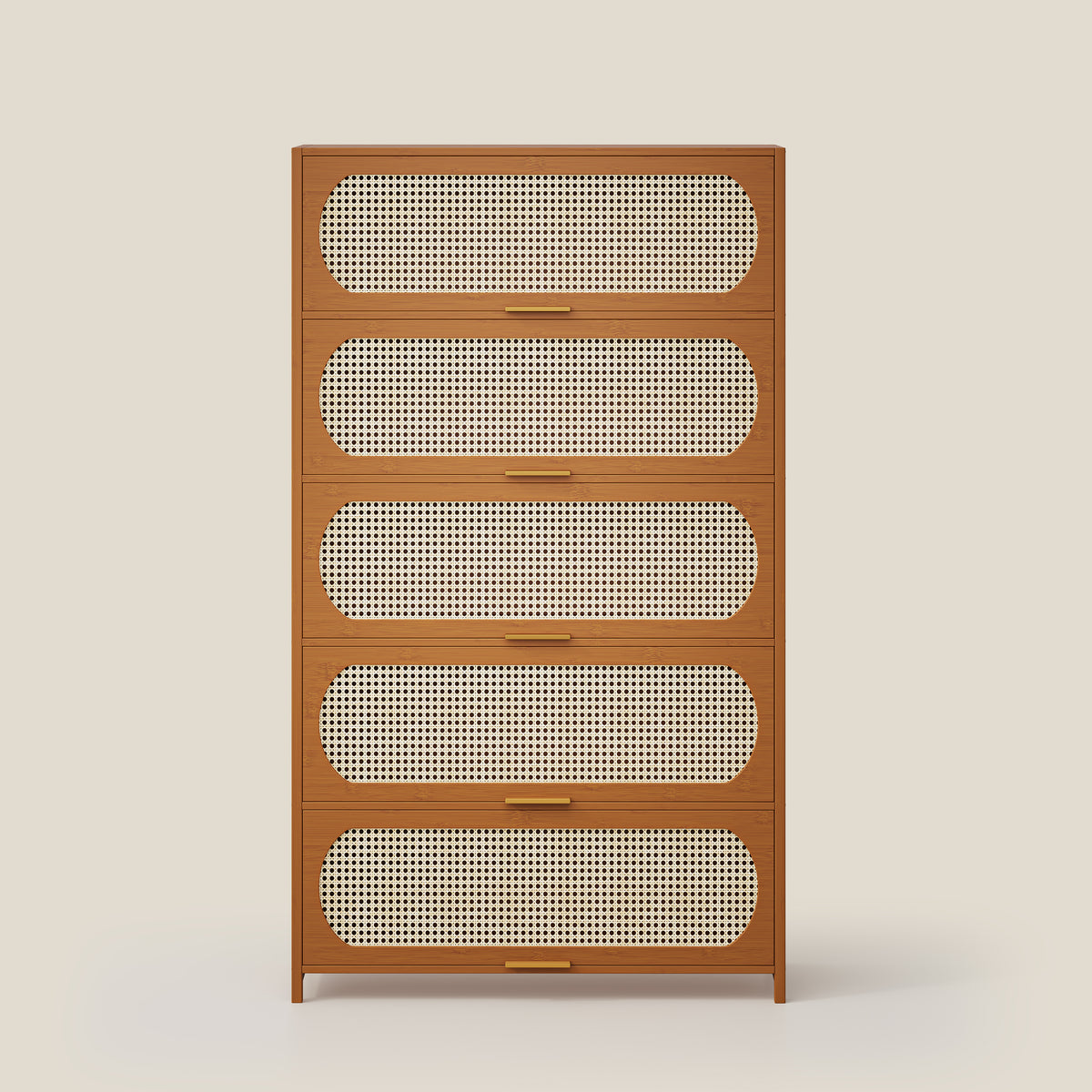 YOWOS Theia Rattan Storage Cabinet