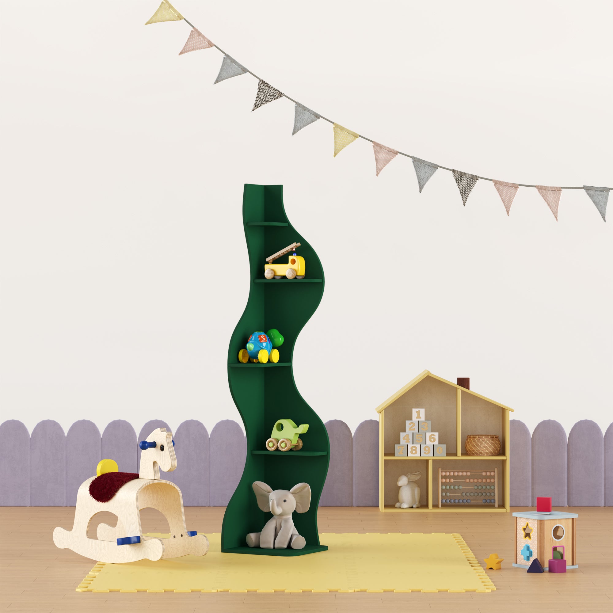 YOWOS Viva La Vida Series Flamenco Wave Display Shelf